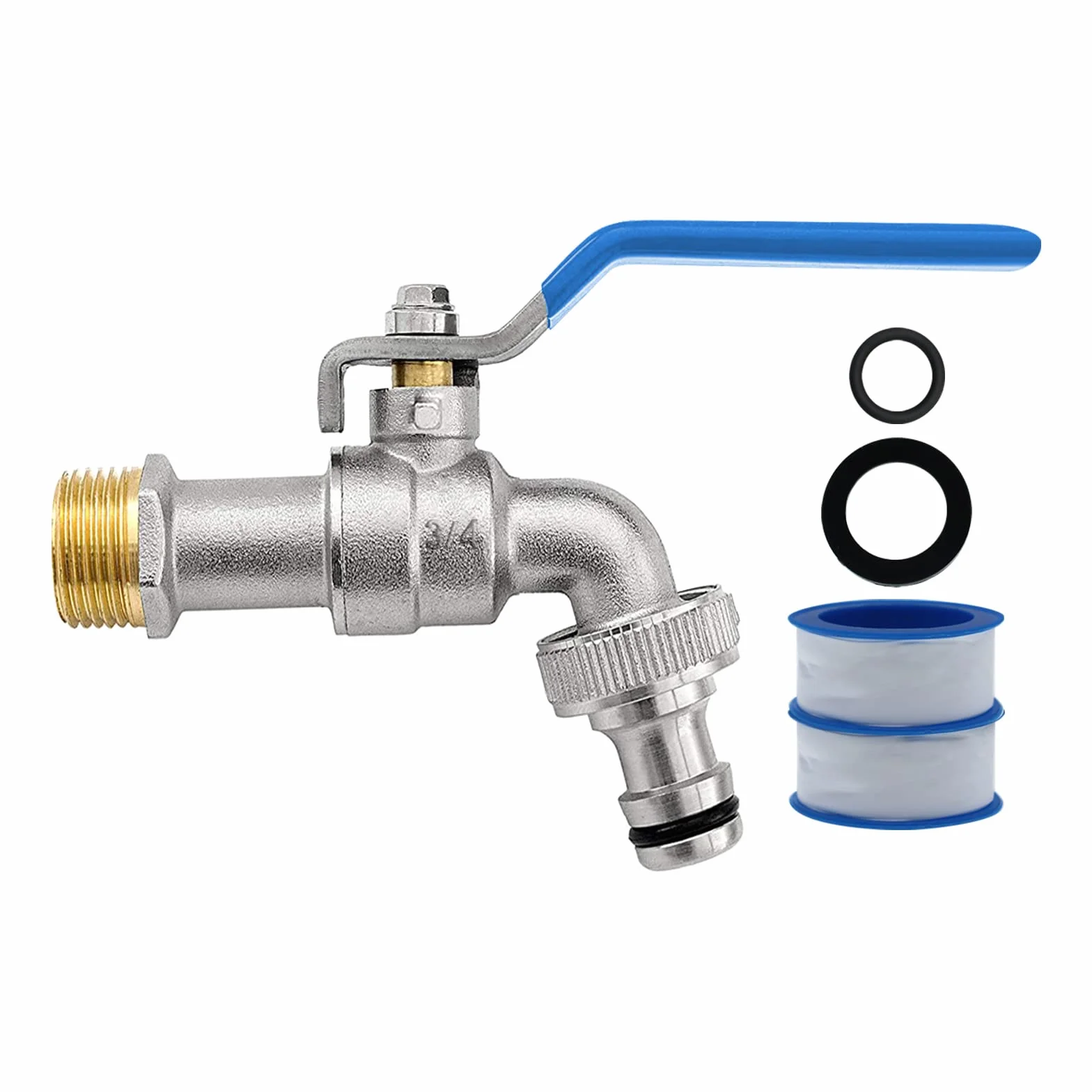Robinet Exterieur Jardin 3/4'' Laiton Antigel Résistant à la Rouille