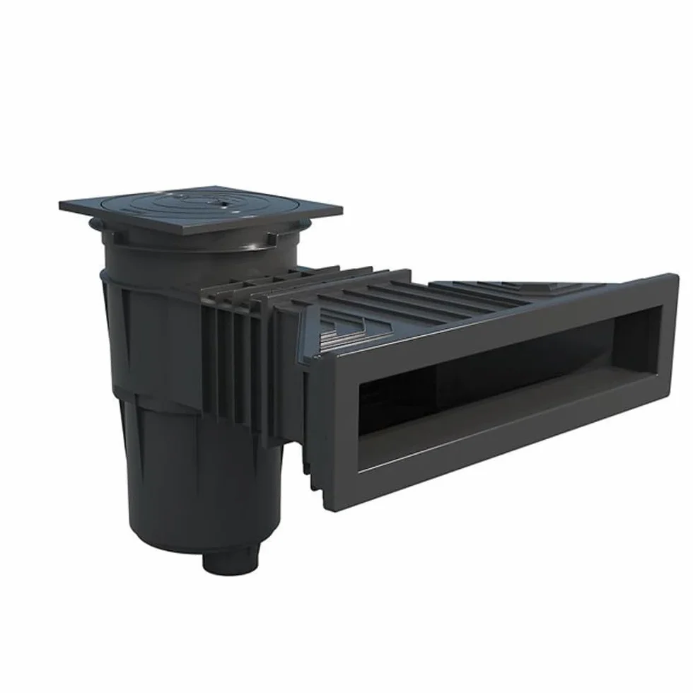 Astralpool Skimmer XXL Parker 17,5L Liner/Béton modèle Norm Gris Anthracite