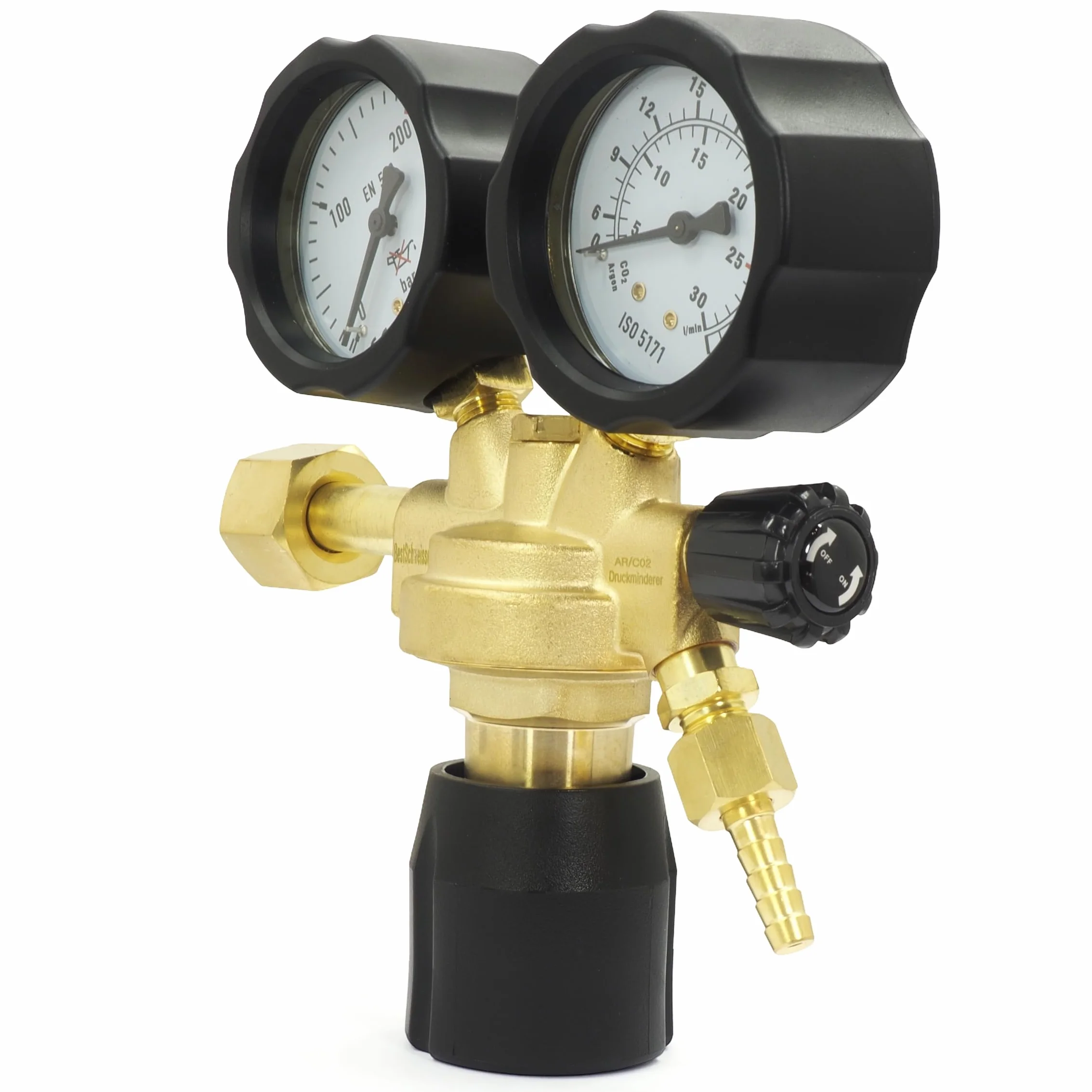 Argon Bouteille de gaz de protection Argon 8 l avec réducteur de pression argon – Bouteille d'argon remplie 200 bar + réducteur de pression Ar/CO2-10 BestSchweissen.de pour soudage TIG MIG MAG