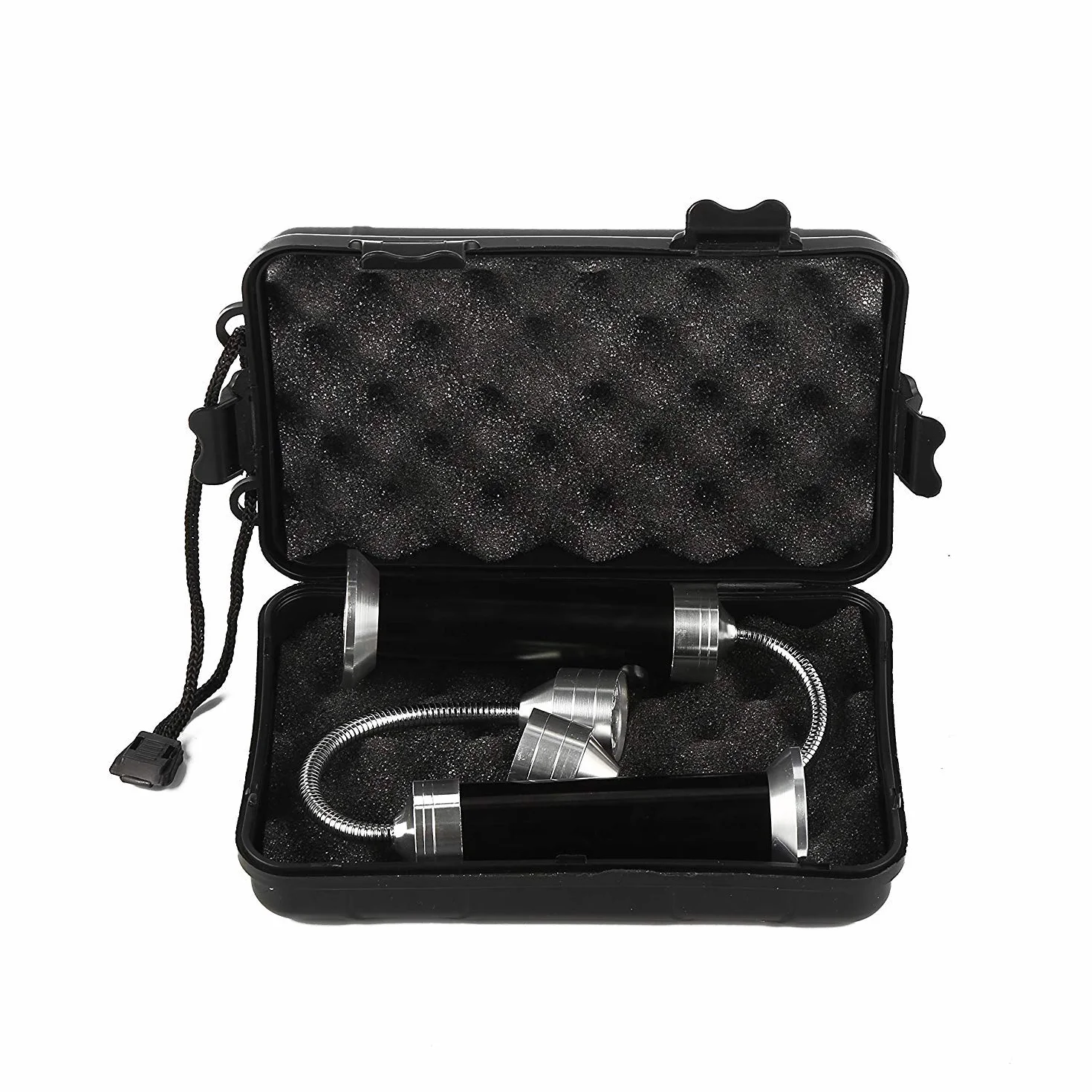 Vegena Grill Light, Barbecue Grill Lumière Super Brillante avec Base Magnétique Rotation à 360° Flexible Col de Cygne Réglable (2 Pièces)