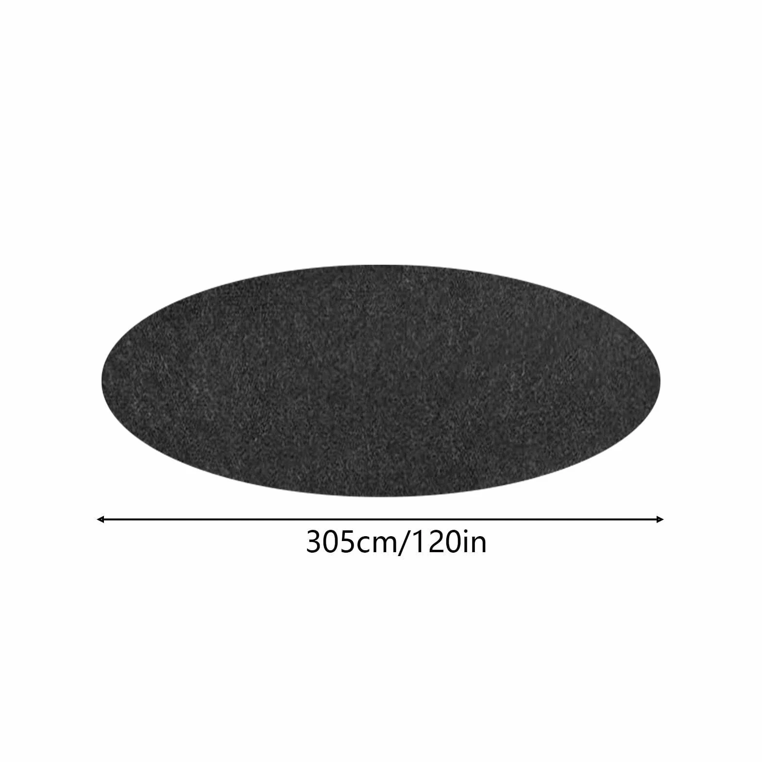 Tapis De Sol pour Piscine 3.05m, Protection pour Liner de Base Extérieur Jardin