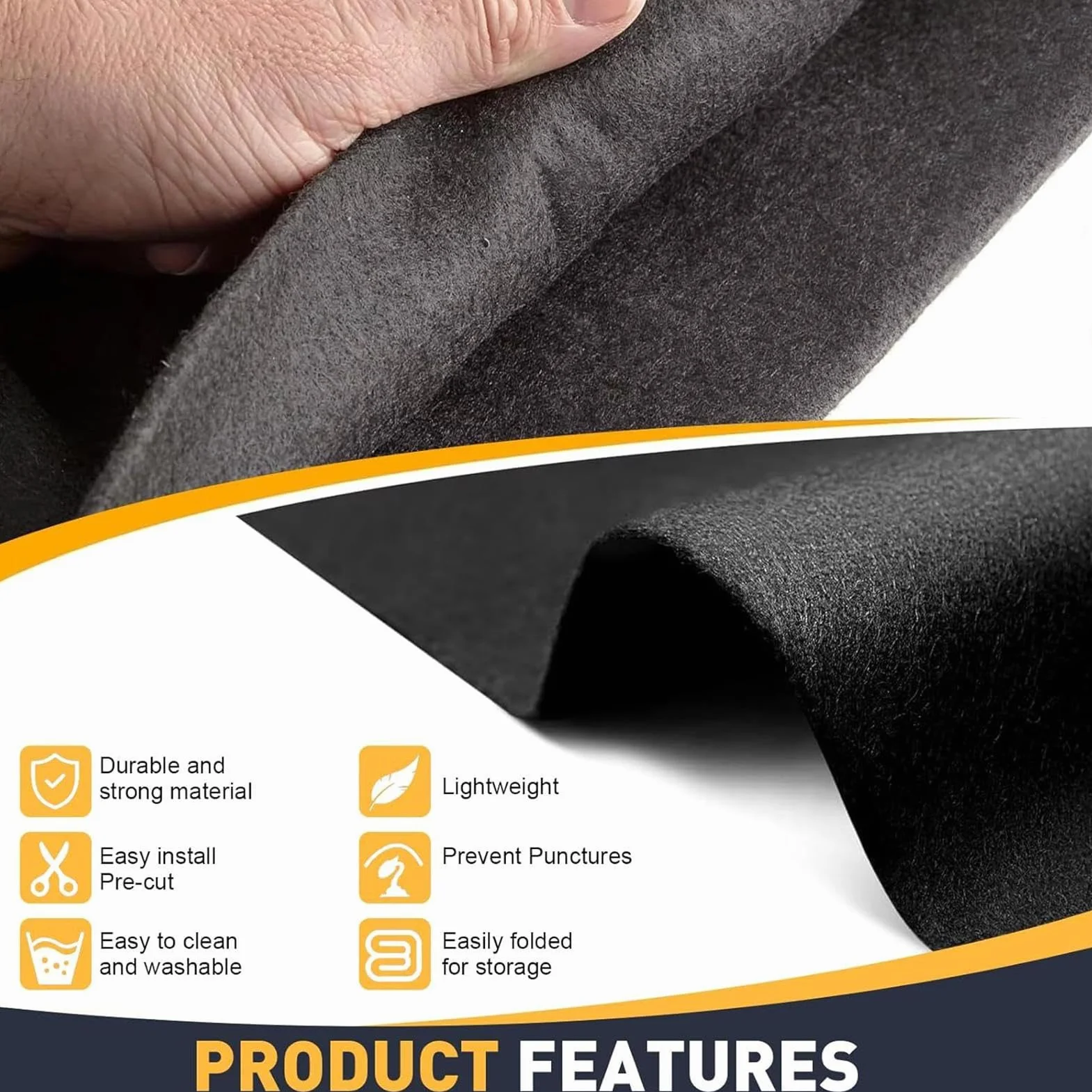 Tapis de piscine Polyester 3,05 m 3,66 m Housse de protection pliable anti-crevaison pour piscine