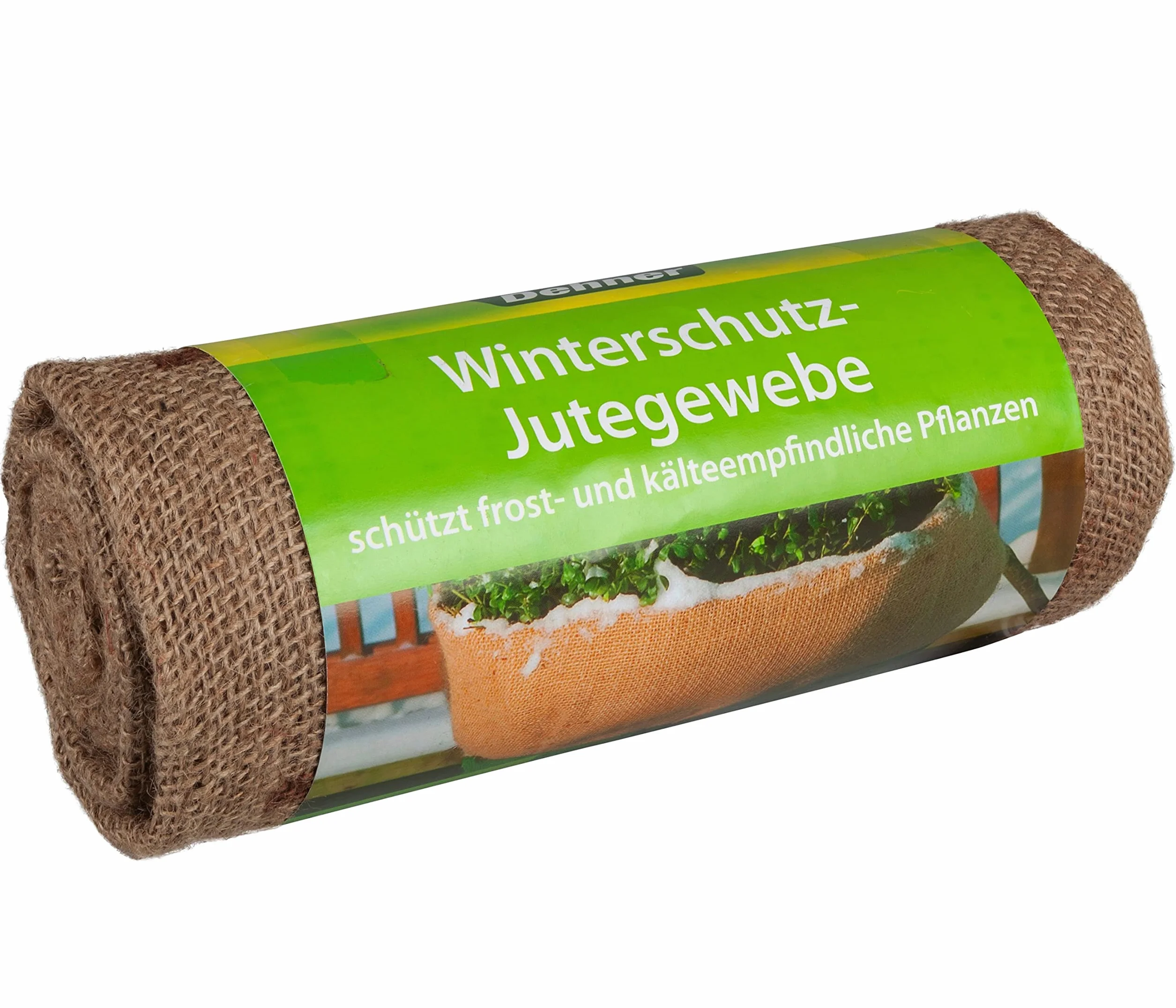 Housse de Protection d'hiver en Toile de Jute 300 x 105 cm Marron Dehner