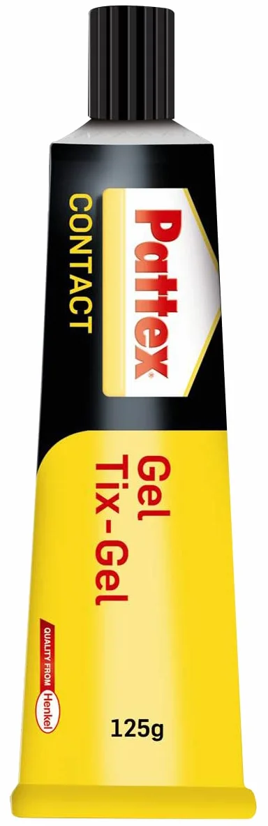 Pattex Colle contact type néoprène- Formule Gel tous matériaux- tube 125 gr