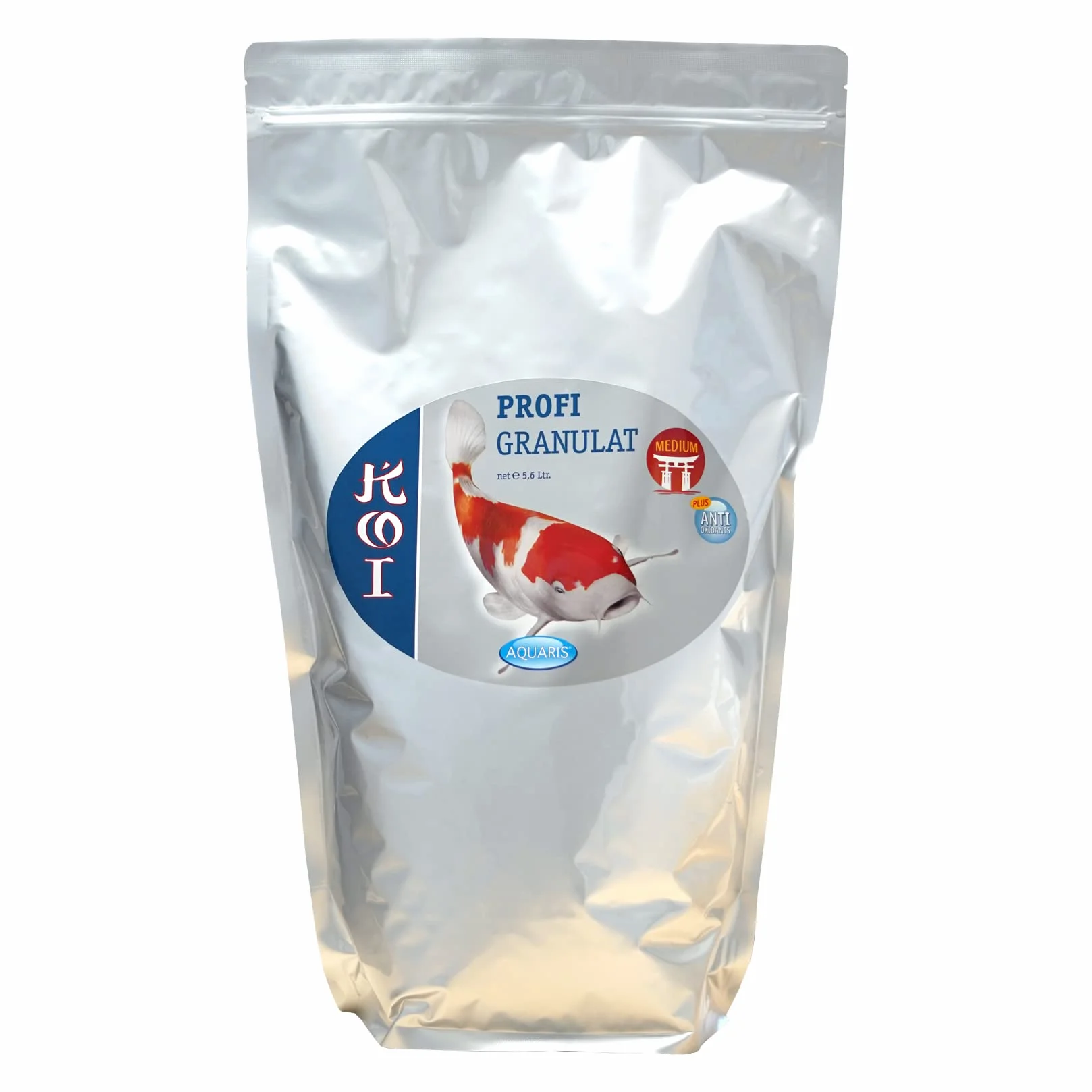 AQUARIS Nourriture flottante pour carpes koï Granulat moyen 1960 g Spiruline digestion pigmentation