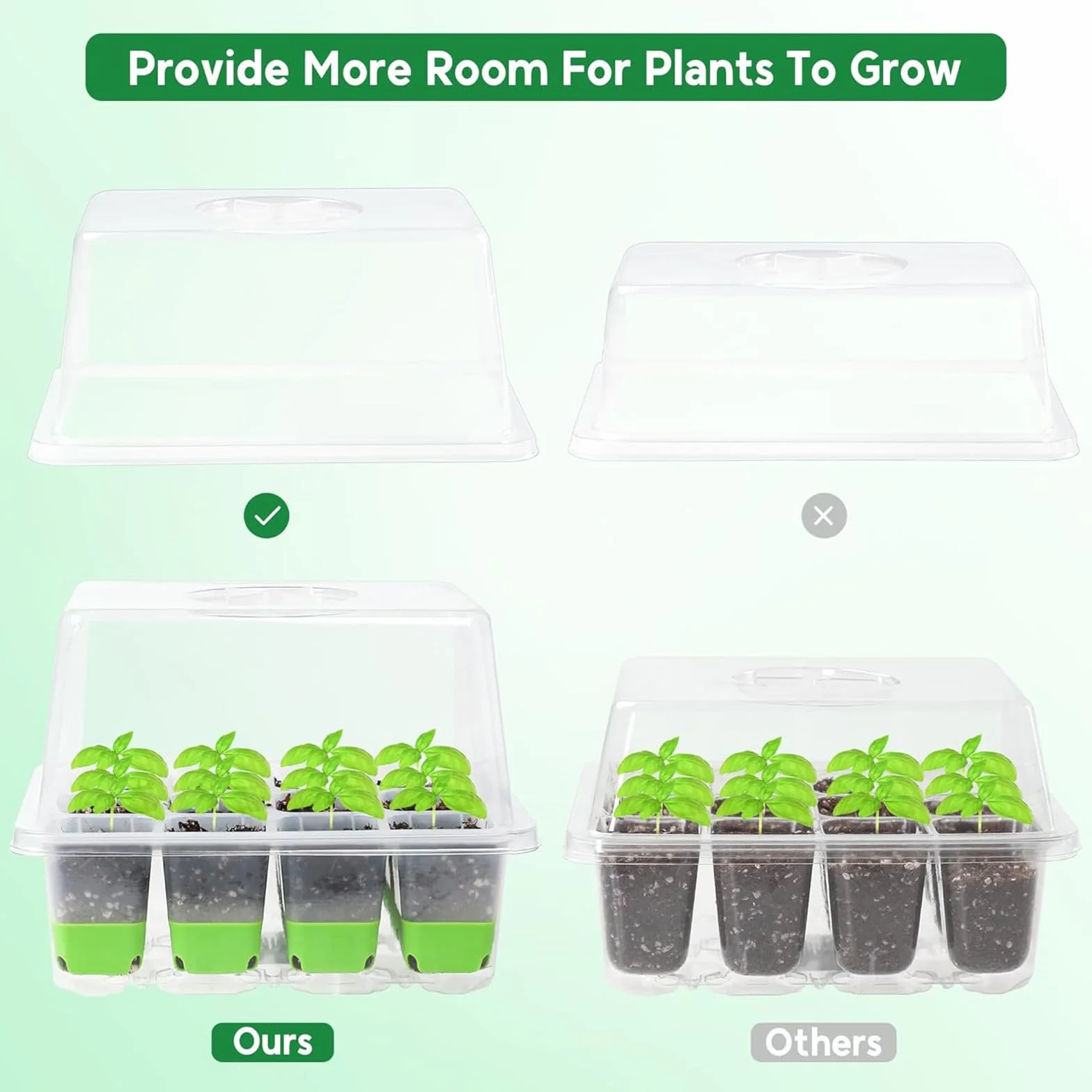 Mini serre avec lumière complète pour plantes, kit de culture d'intérieur
