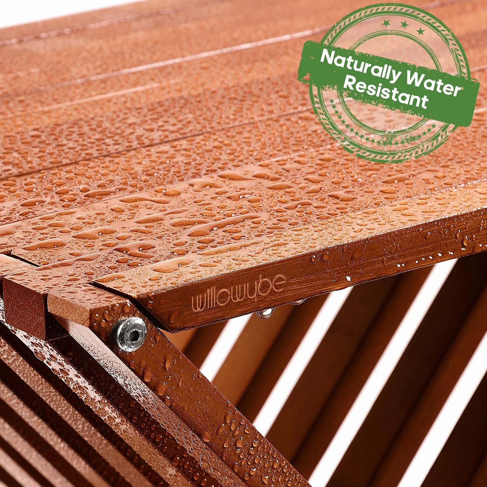 WILLOWYBE Chaise de sauna en bois
