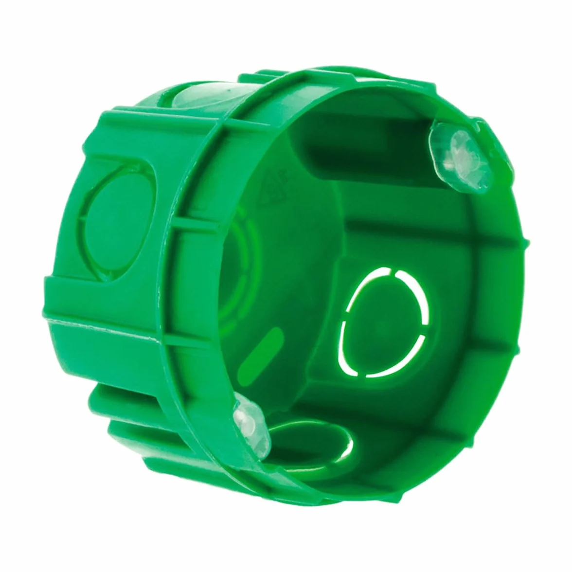 Zenitech Lot 10 boîtes maçonnerie Ø60x40mm - appareillage vis et Griffes - Vert