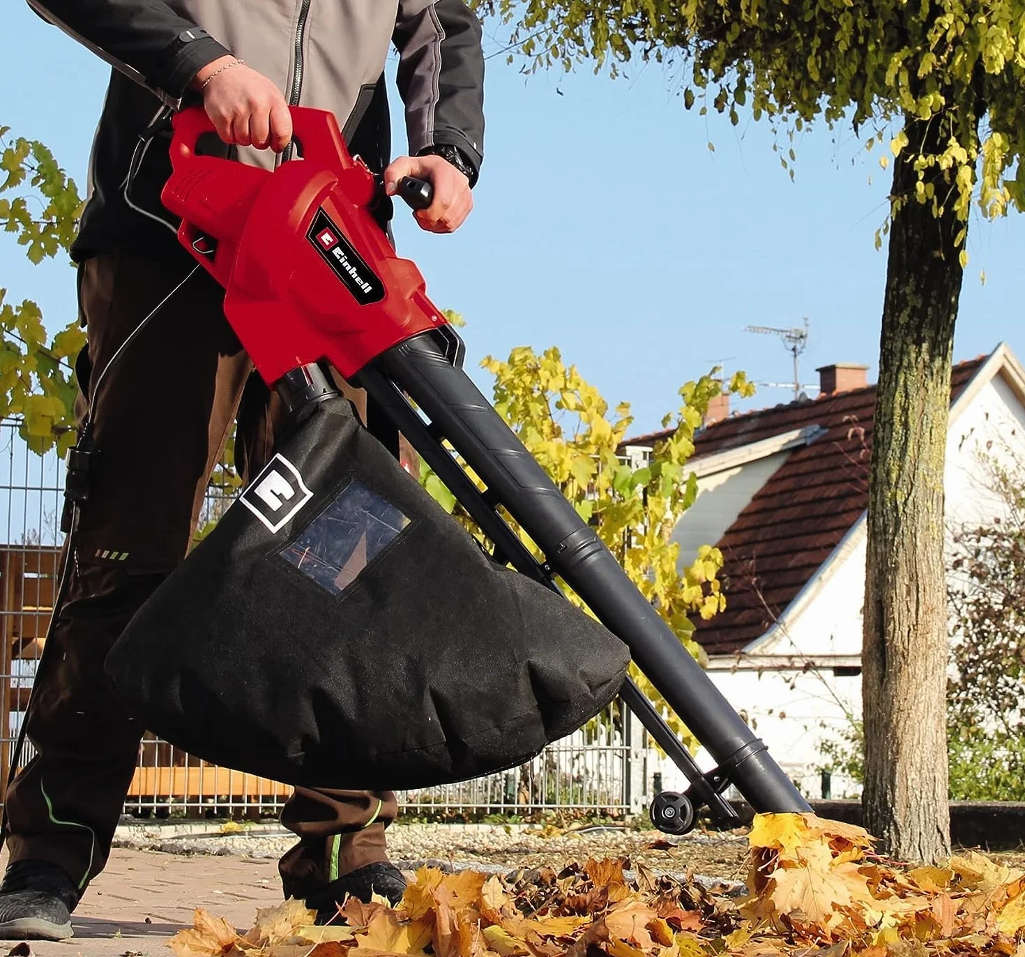 Einhell Aspirateur-souffleur de Feuilles GC-EL 3024 E 650 m³/h 240 km/h 40 L