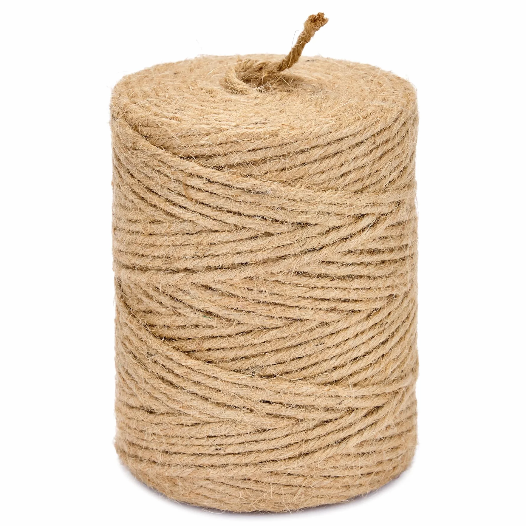 La Cordeline Ficelle de Jute 3mm 100 Mètres, Corde 100% Naturelle en Bobine pour Jardinage et Décoration, Brun