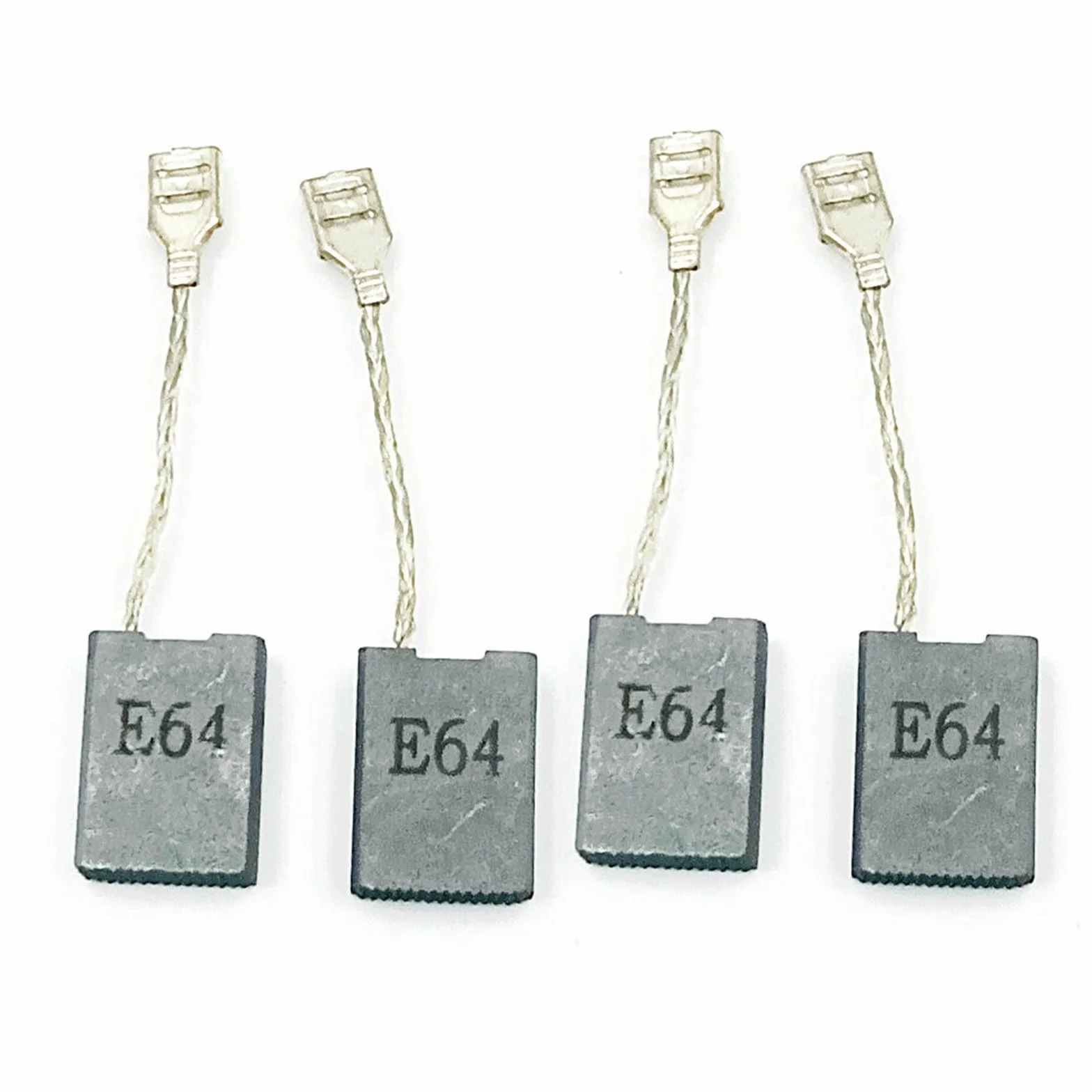 Lot de 4 balais de charbon de rechange pour GWS20-180, E64 compatibles avec les modèles GCO2000 TCO2000, pièces de moteur industriel 22 x 16 x 6 mm