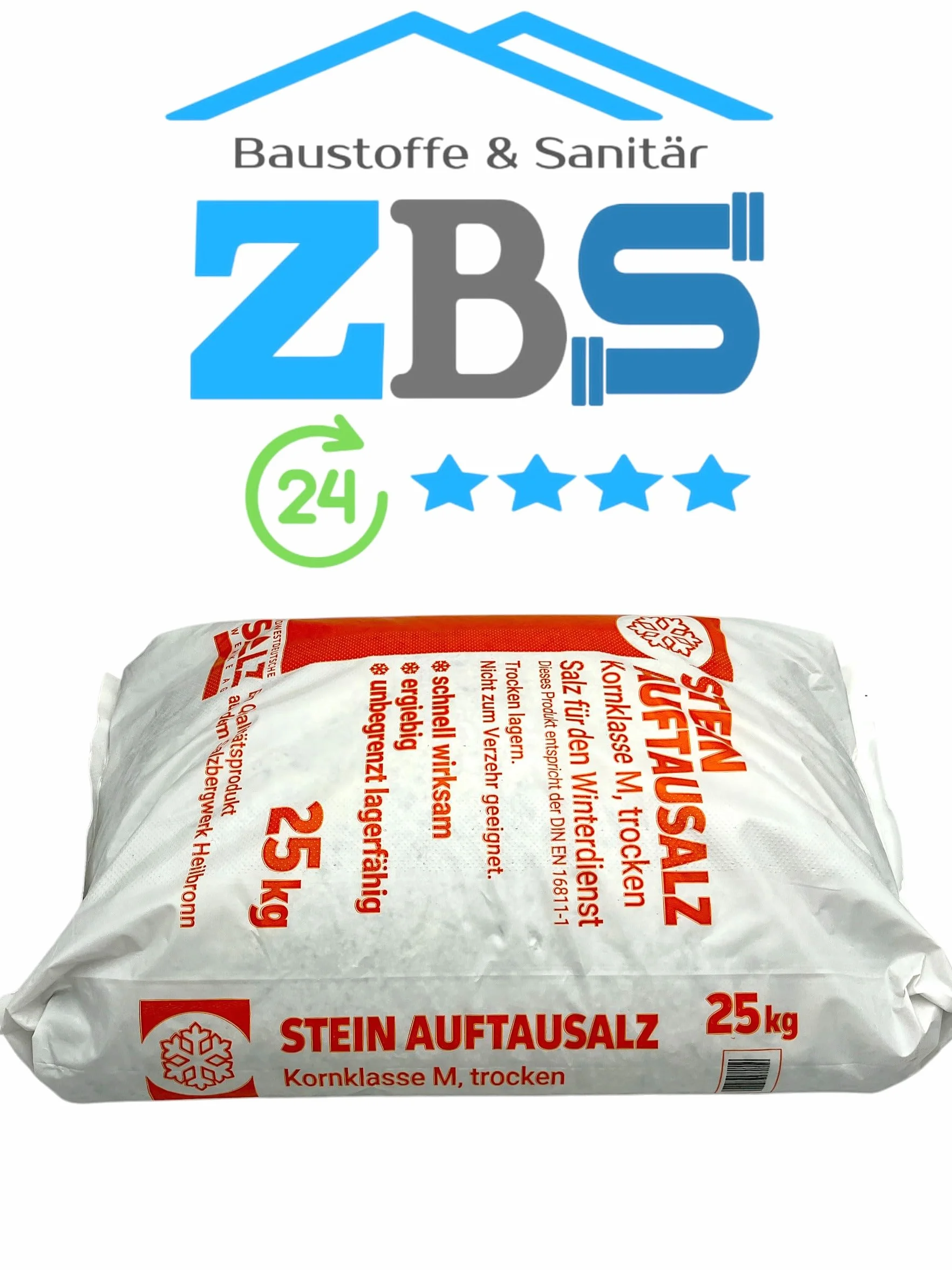 Nordsalz Sel de décongélation Sac 25 kg Service hivernal professionnel Épandage