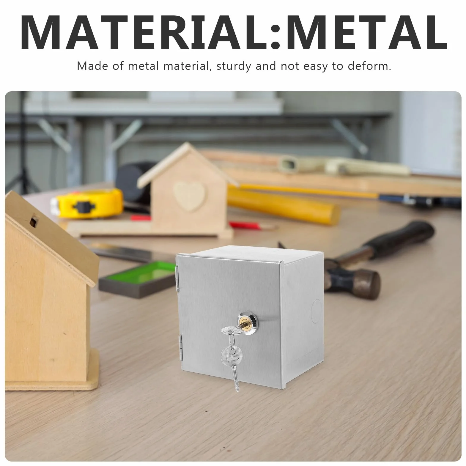 UKCOCO Boîtier de Prise Étanche avec Serrure : Boîtier de Prise en Acier Inoxydable de Type 86, de Mural Extérieur, Couvercle de Panneau de pour Usage Industriel, Commercial Et Résidentiel.