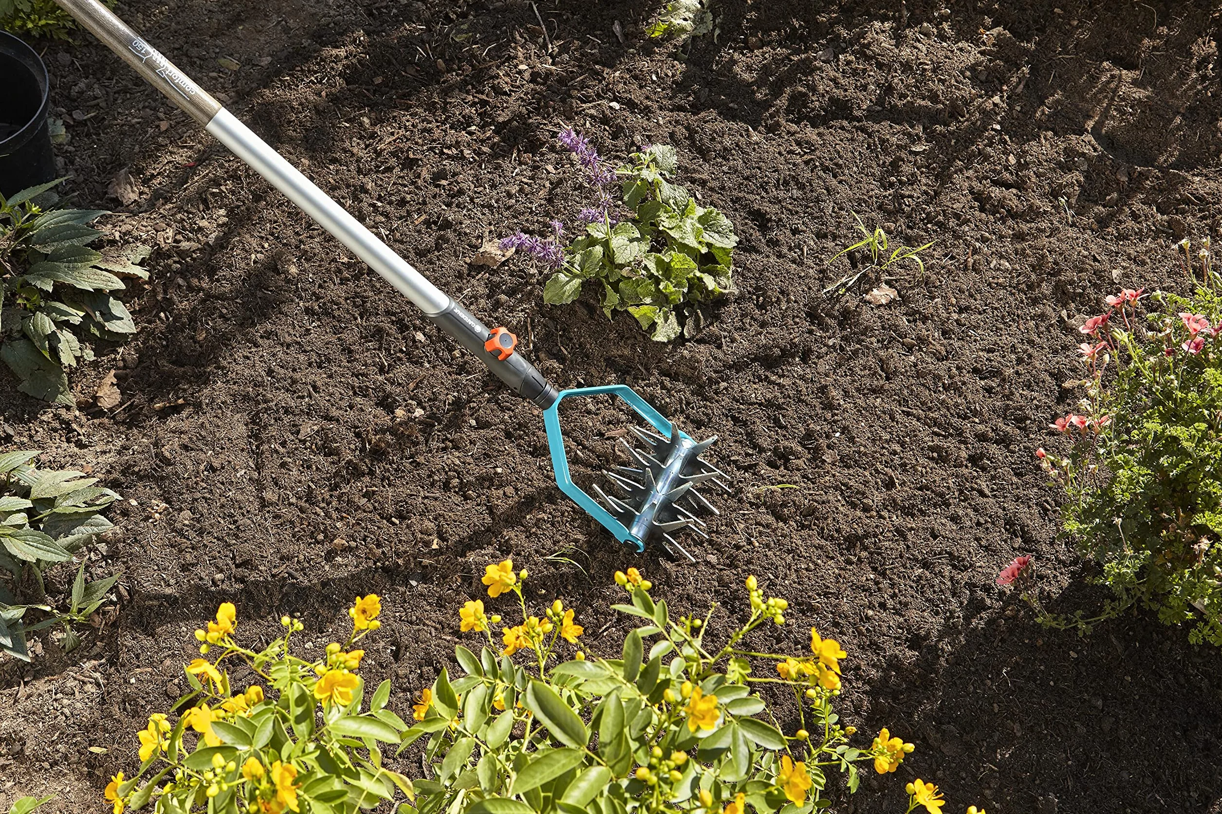Gardena Émietteur-sarcleuse Combisystem 14 cm acier Duroplast 3195-20