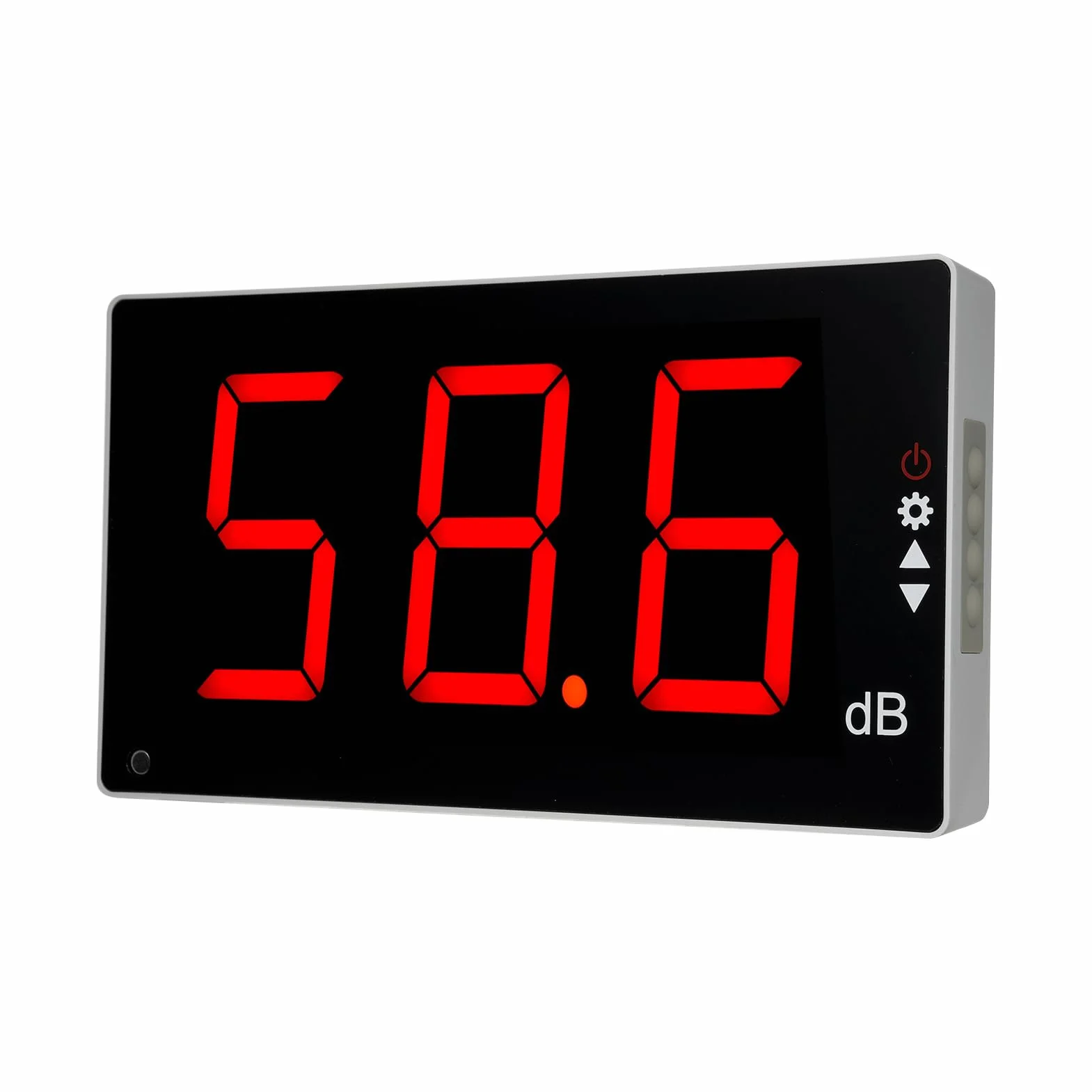 Sonomètre Numérique avec Grand Écran LCD Monté au Mur - Sonomètre Numérique à Écran LCD - Détecteur de Bruit Numérique - Testeur de Surveillance des Décibels - Instrument de Mesure du Volume Sonore 30