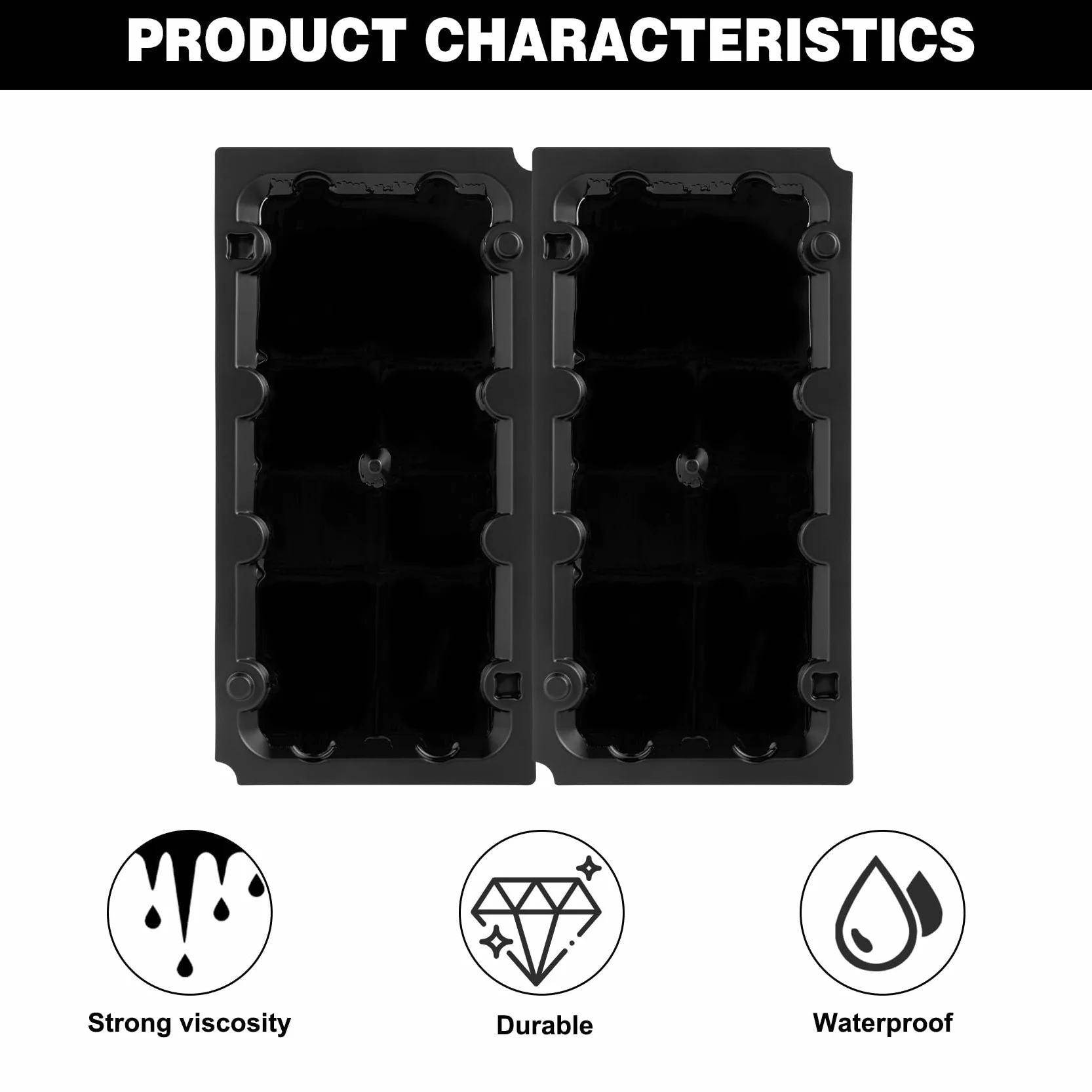 Piège à Souris 12 PCS, Tapis de Colle Anti-Souris Plaque Adhésive Imperméable, pour Cuisine Chambre Balcon
