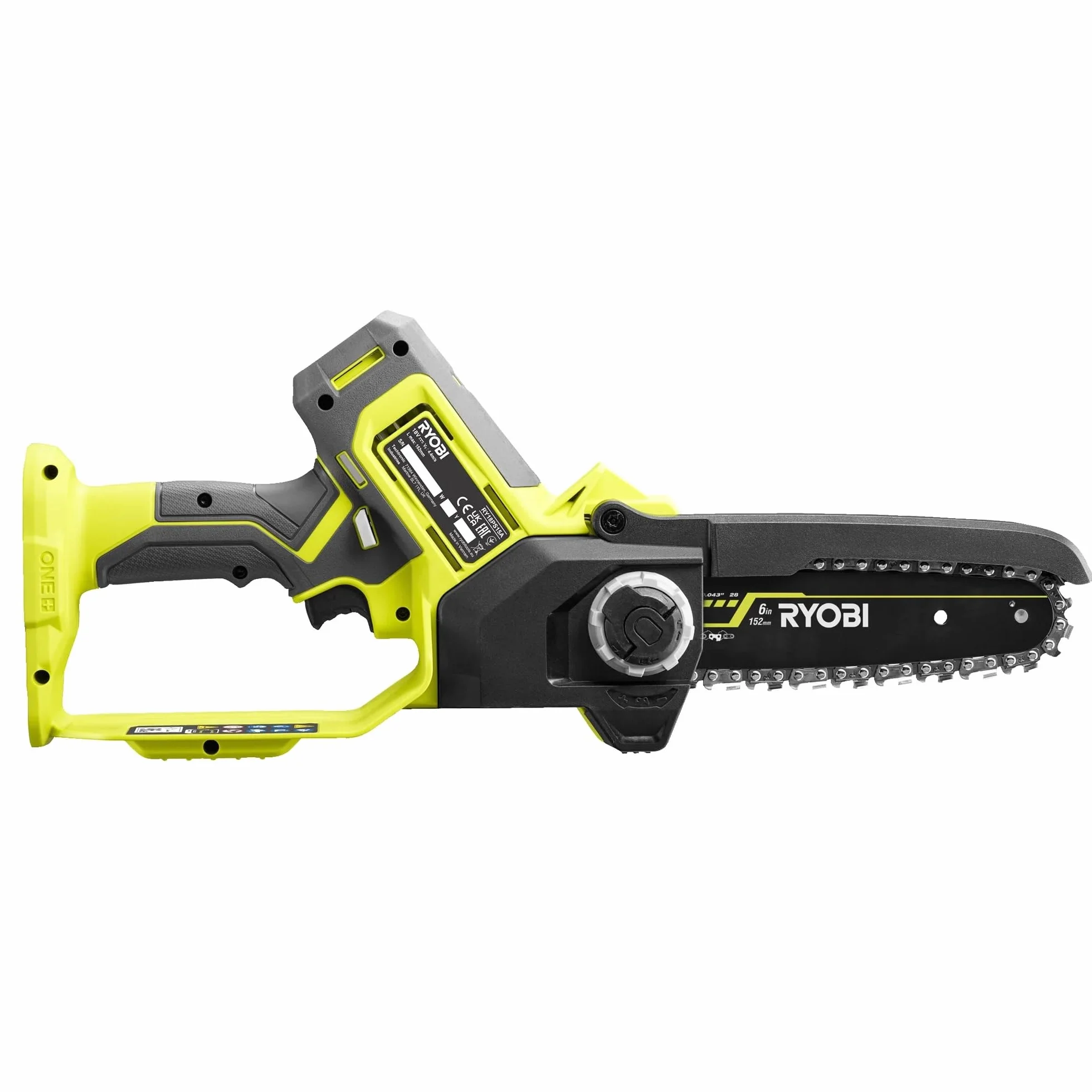 Scie d'élagage électrique Ryobi RY18PS15A-0 18V ONE+™ 15cm 5133006437 - sans batterie ni chargeur