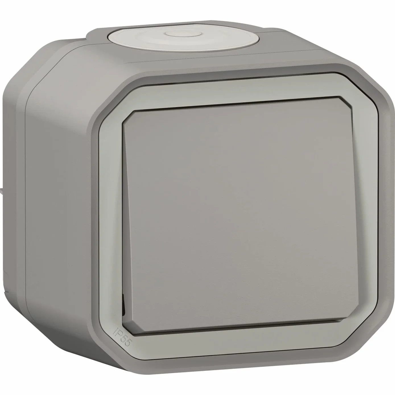 LEGRAND Poussoir Plexo NO Étanche IP55 Gris IK08