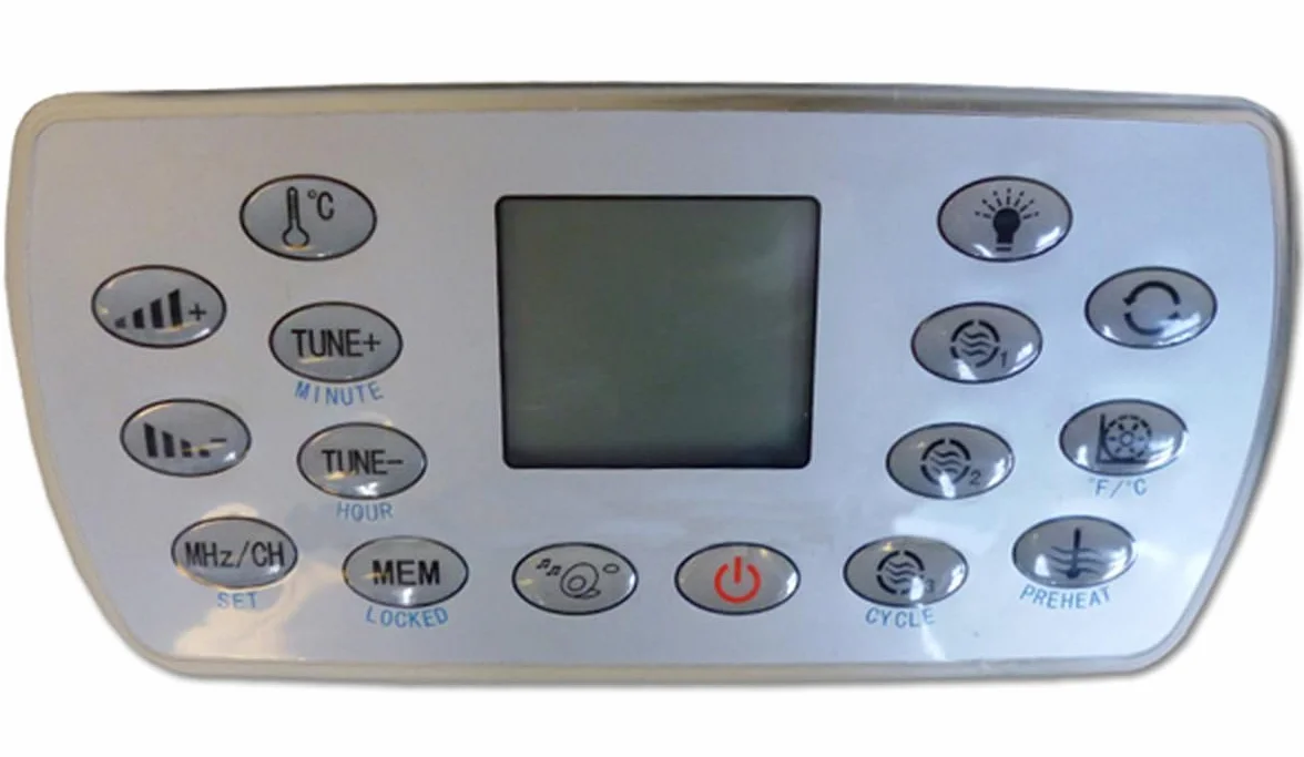 Clavier de Commande ETHINK KL8-3H Gestion Température Pompes Massage Éclairage LED