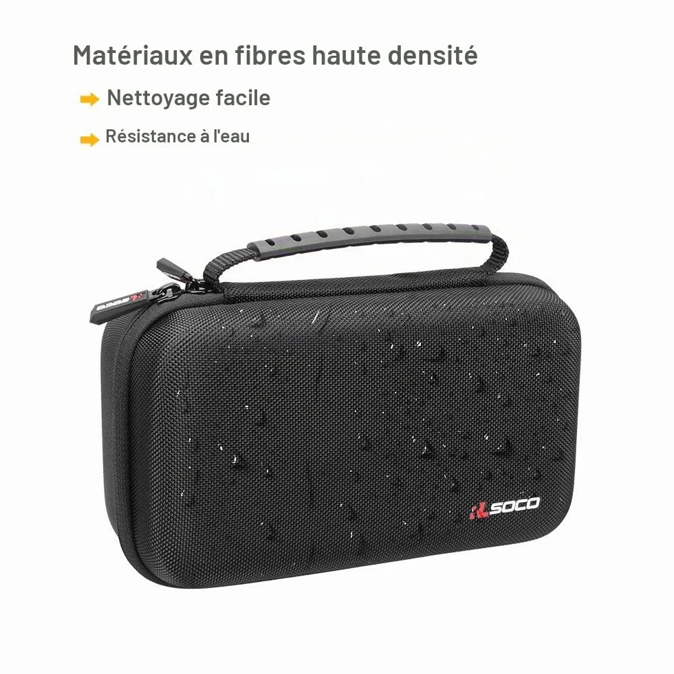 RLSOCO Housse Étui pour Fluke Fluke 116/15b+/117/101/115/114 /175/113/179/106/17B+/233 Multimètre numérique & pour KAIWEETS/AstroAI/PeakTech Multimètre Numérique et plus (Fermeture éclair rouge)