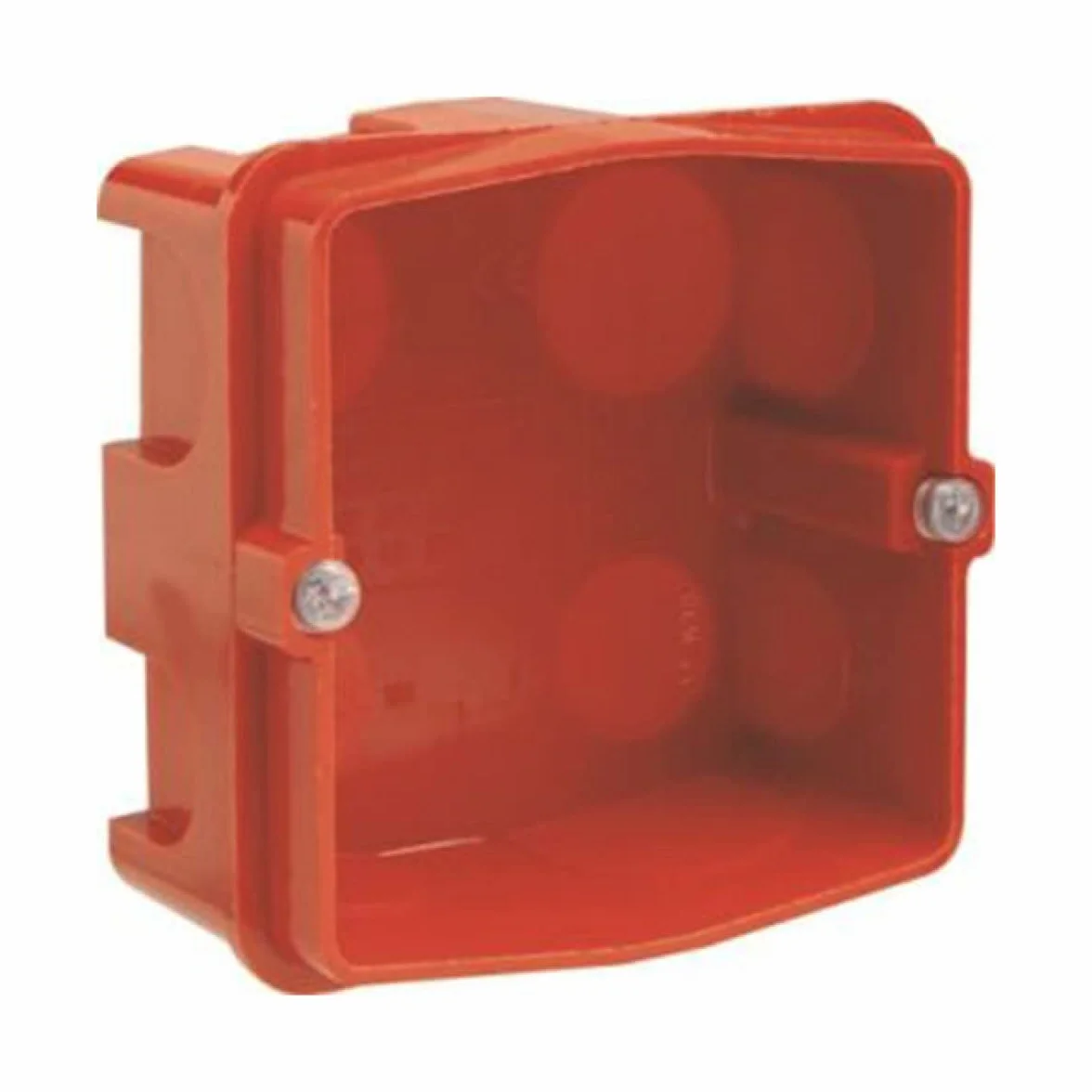 Legrand 080185 Boîte Batibox Maçonnerie pour Prise 20A et 32A, 1 Poste, 50mm Profondeur, Rouge, Lot de 5