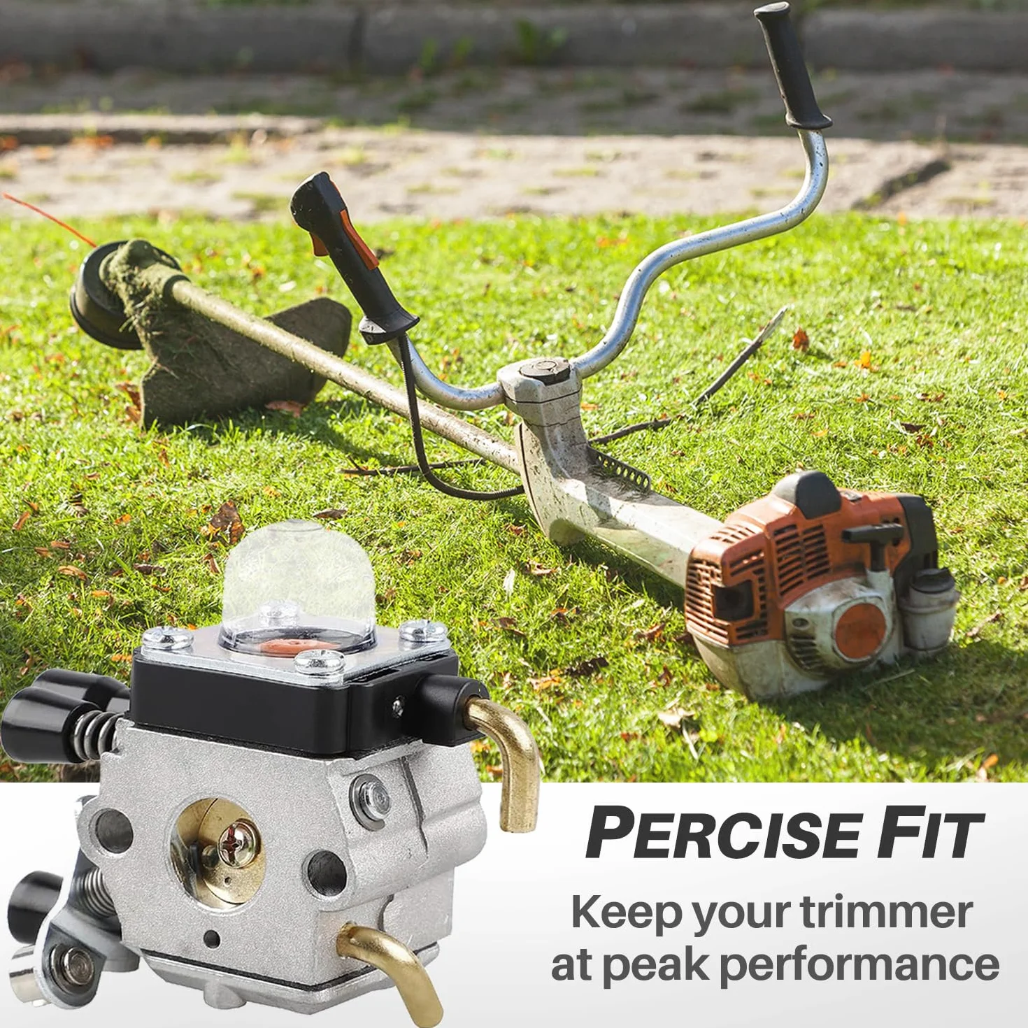 Kit Carburateur STIHL FS38 FS55 FS45 FS46 FC55 KM55 HS45 Débroussailleuse Pièces Rechange Carbu