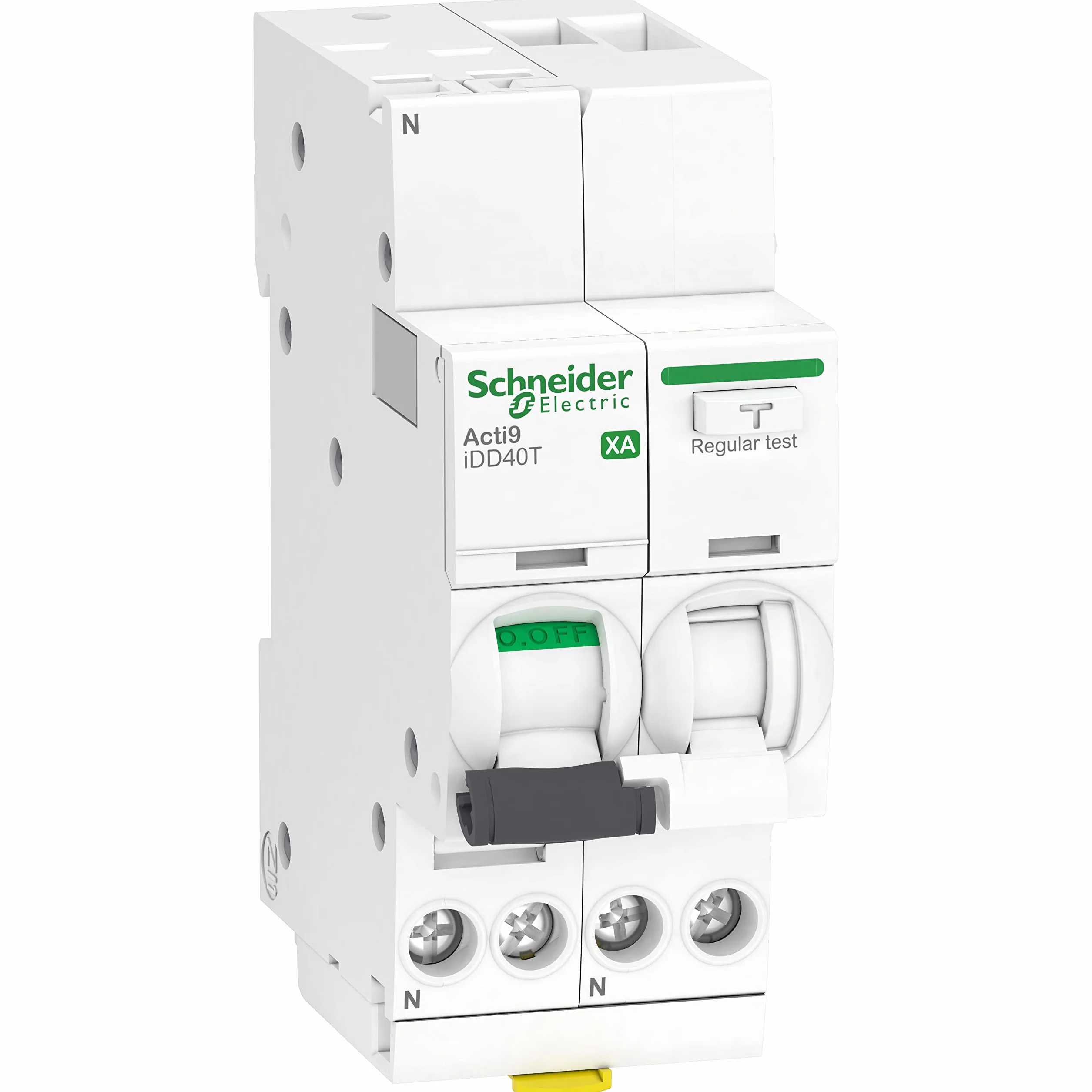 Schneider Electric - ACTI9 iDD40T XA - disjoncteur différentiel auto - 1P+N C 20A 4500A/6kA 300mA AC - A9DP6620