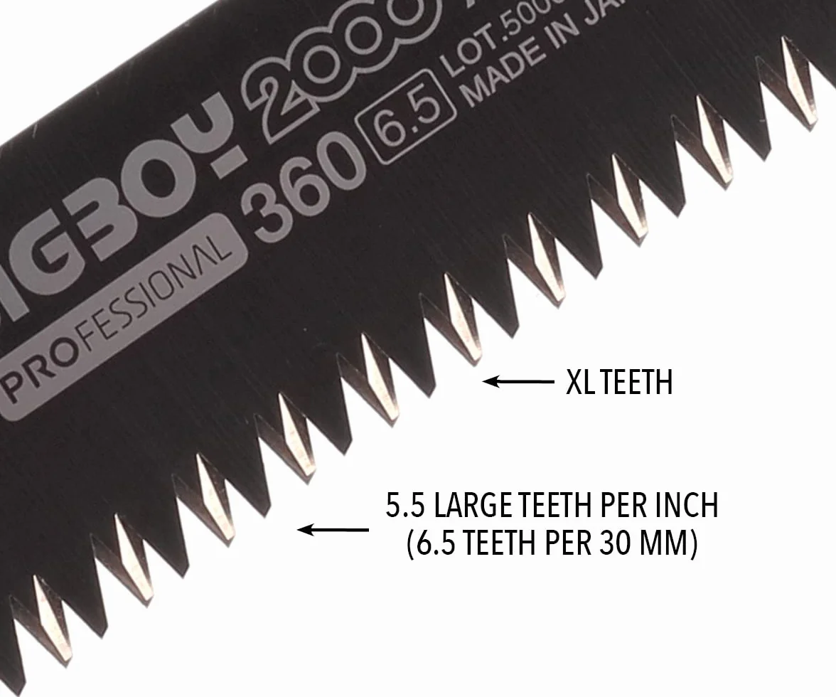 Silky Professional Bigboy 2000 Scie pliante 360 mm XL dents Outback Edition (754-36)
