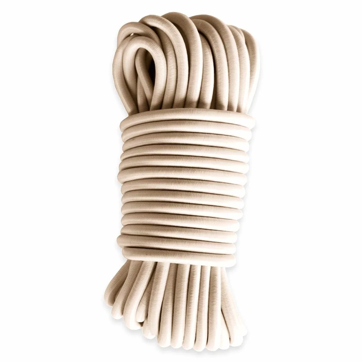 TECPLAST Sandow élastique Ivoire 20 mètres 9SW - Qualité Pro - Tendeur pour bâche de diamètre 9 mm