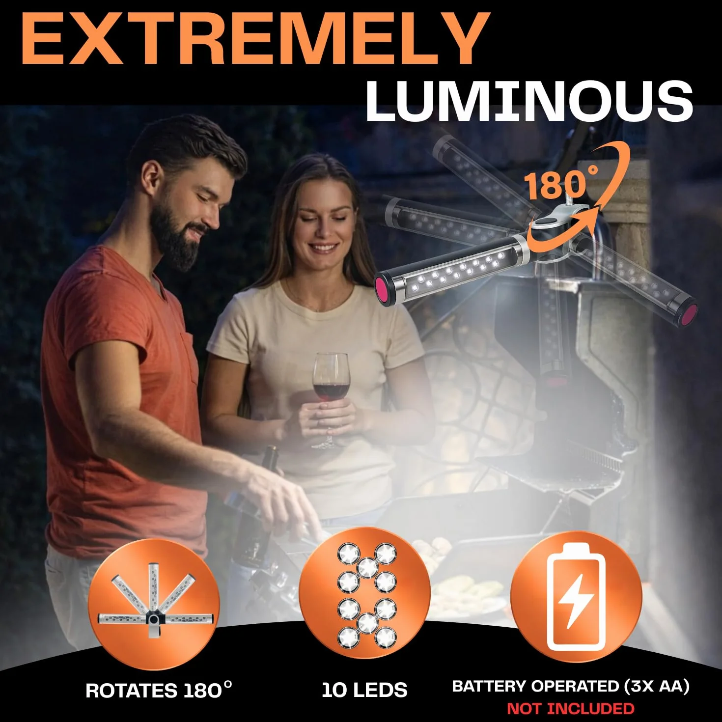 Lampe de barbecue LED pour Blackstone Grill & Weber Grill – Accessoires barbecue fumoir
