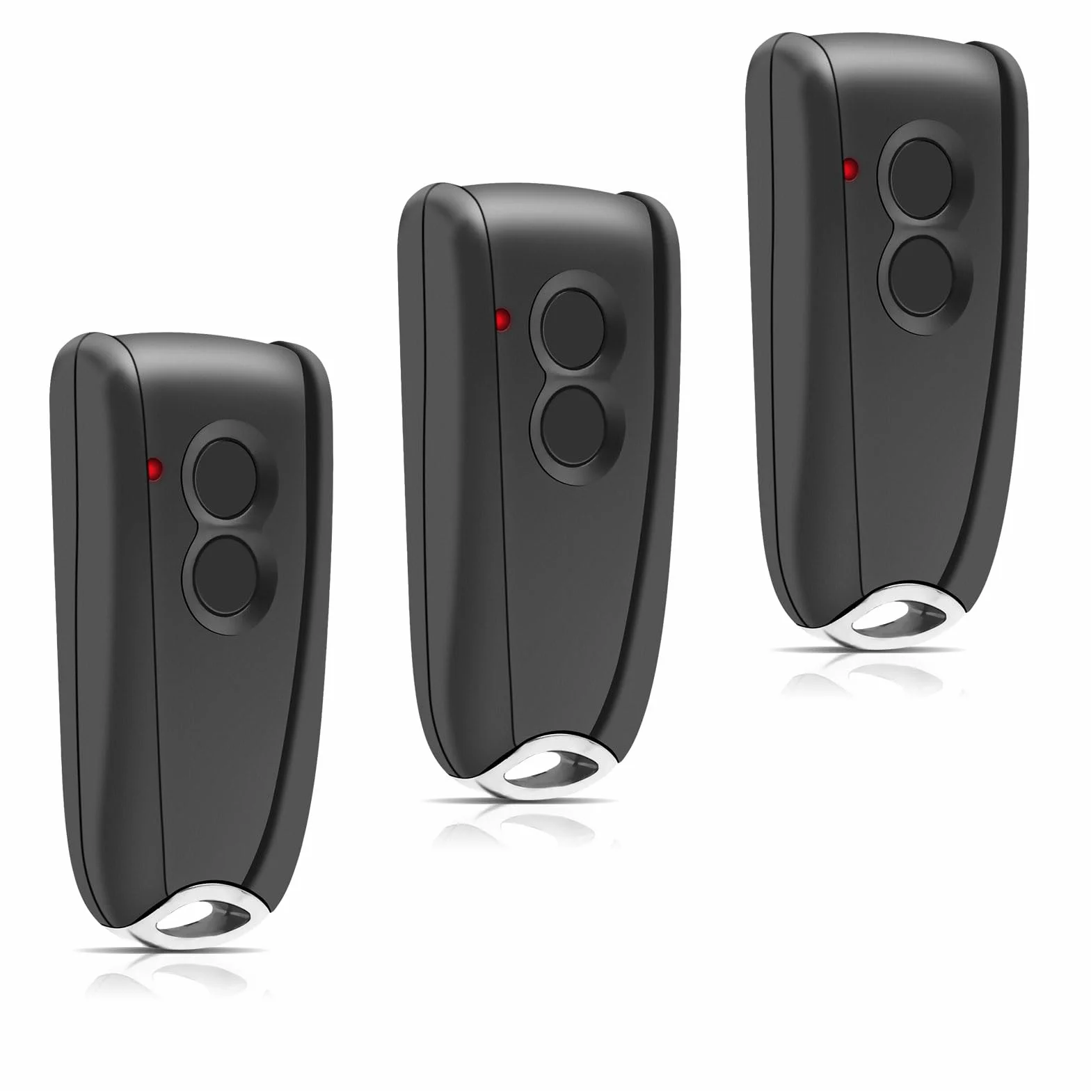 Lot de 3 émetteurs manuels de rechange pour EcoStar RSC2 433, télécommande d'ouverture de porte de garage 433,92 MHz, 4 canaux, compatibles avec EcoStar Liftronic 500/700/800, Portronic D2500