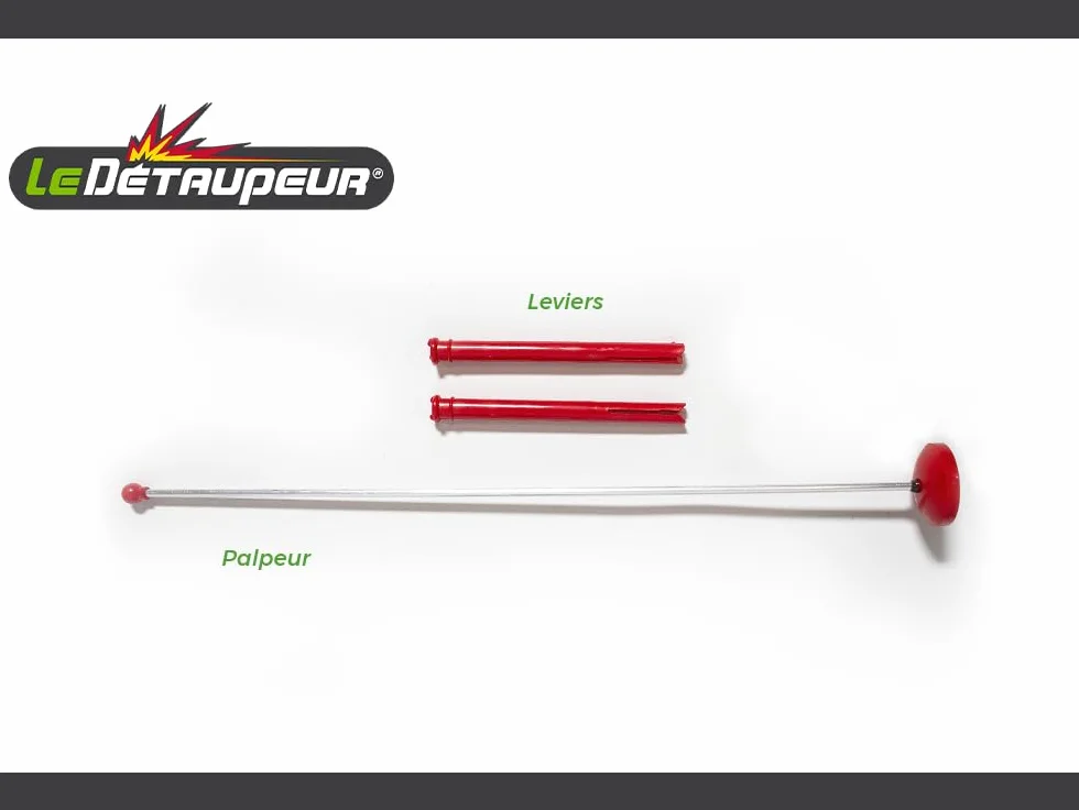 Kit DETAUPEUR 4 Tiges 2 Palpeurs Anti Taupes Campagnols