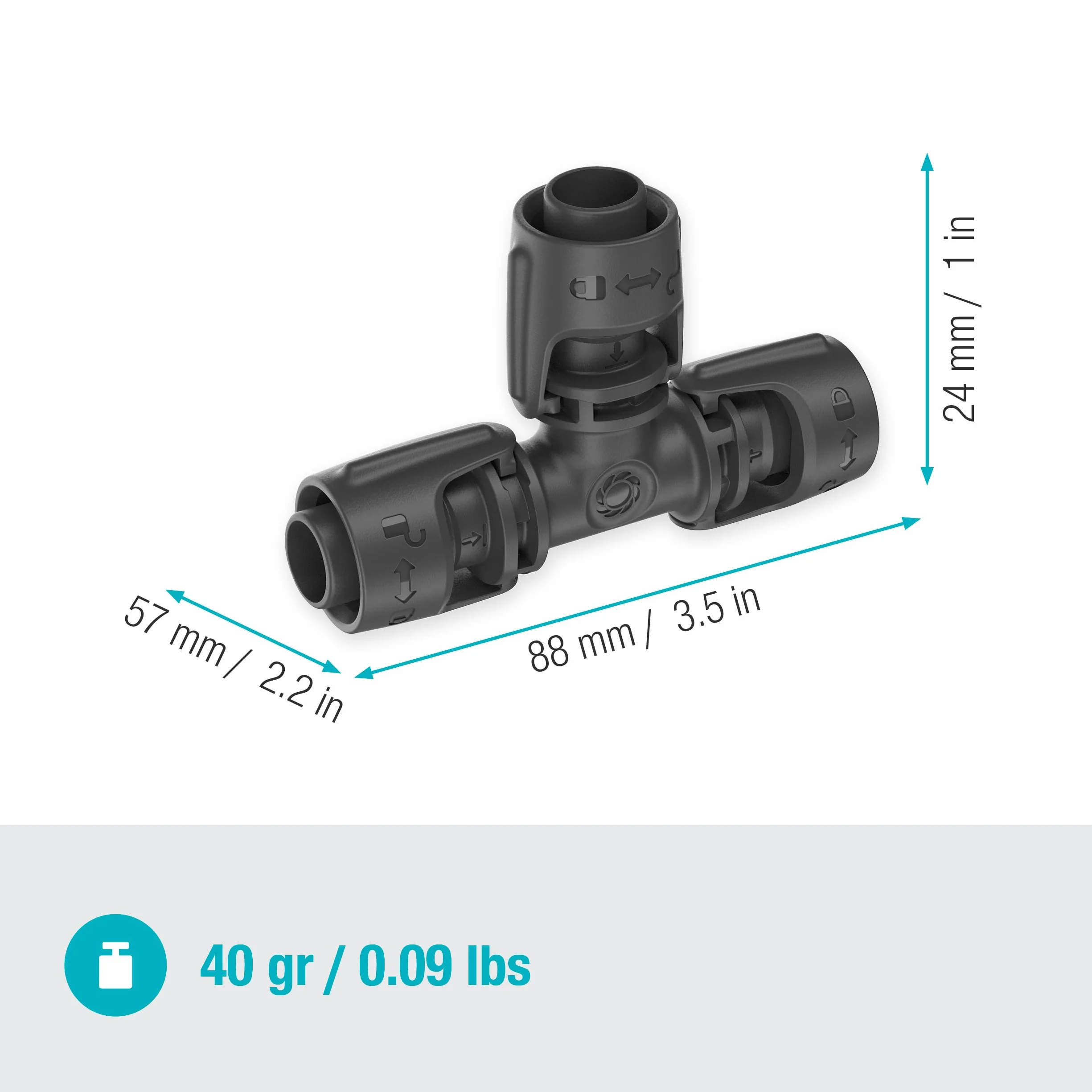 Gardena T-Joint 13mm 1/2"