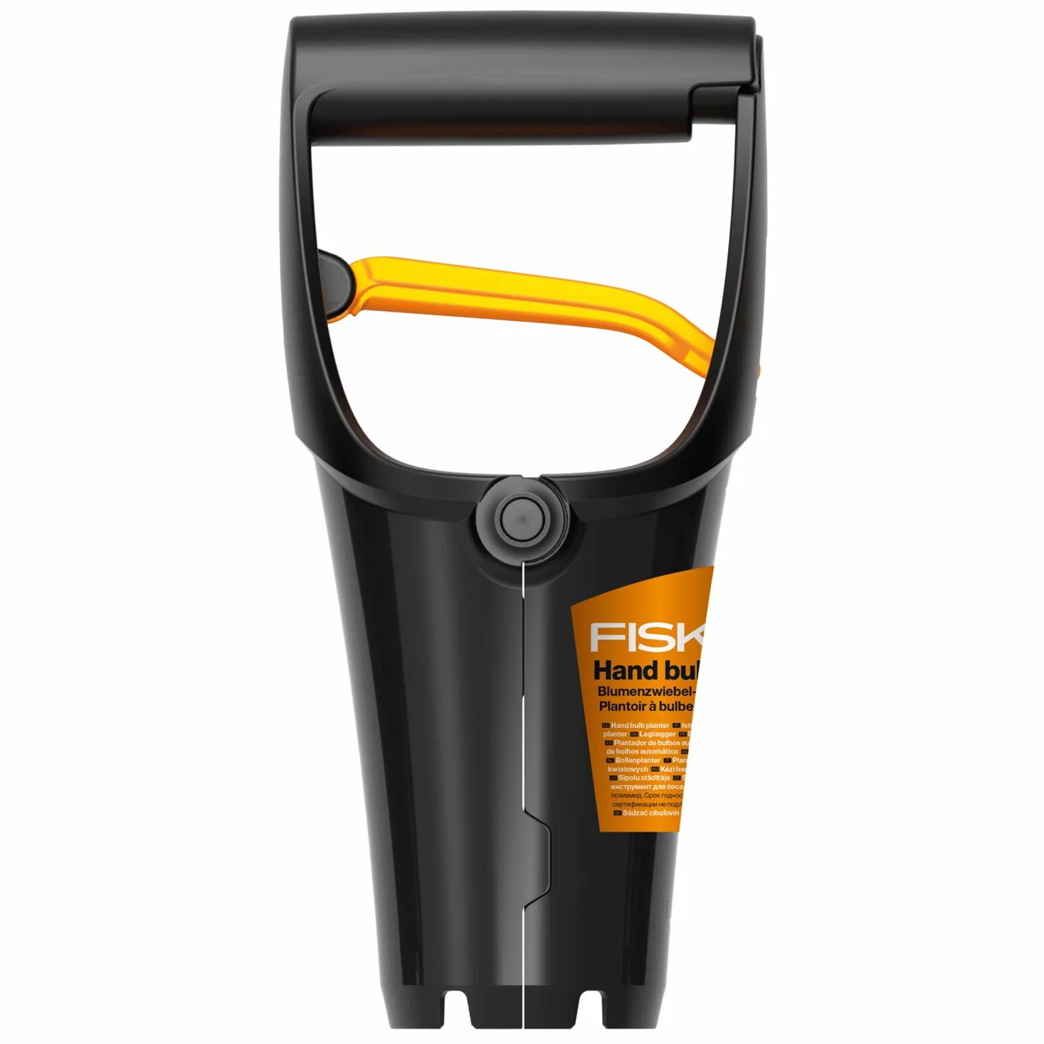 Fiskars Plantoir à Bulbes Solid 24 cm Noir/Orange