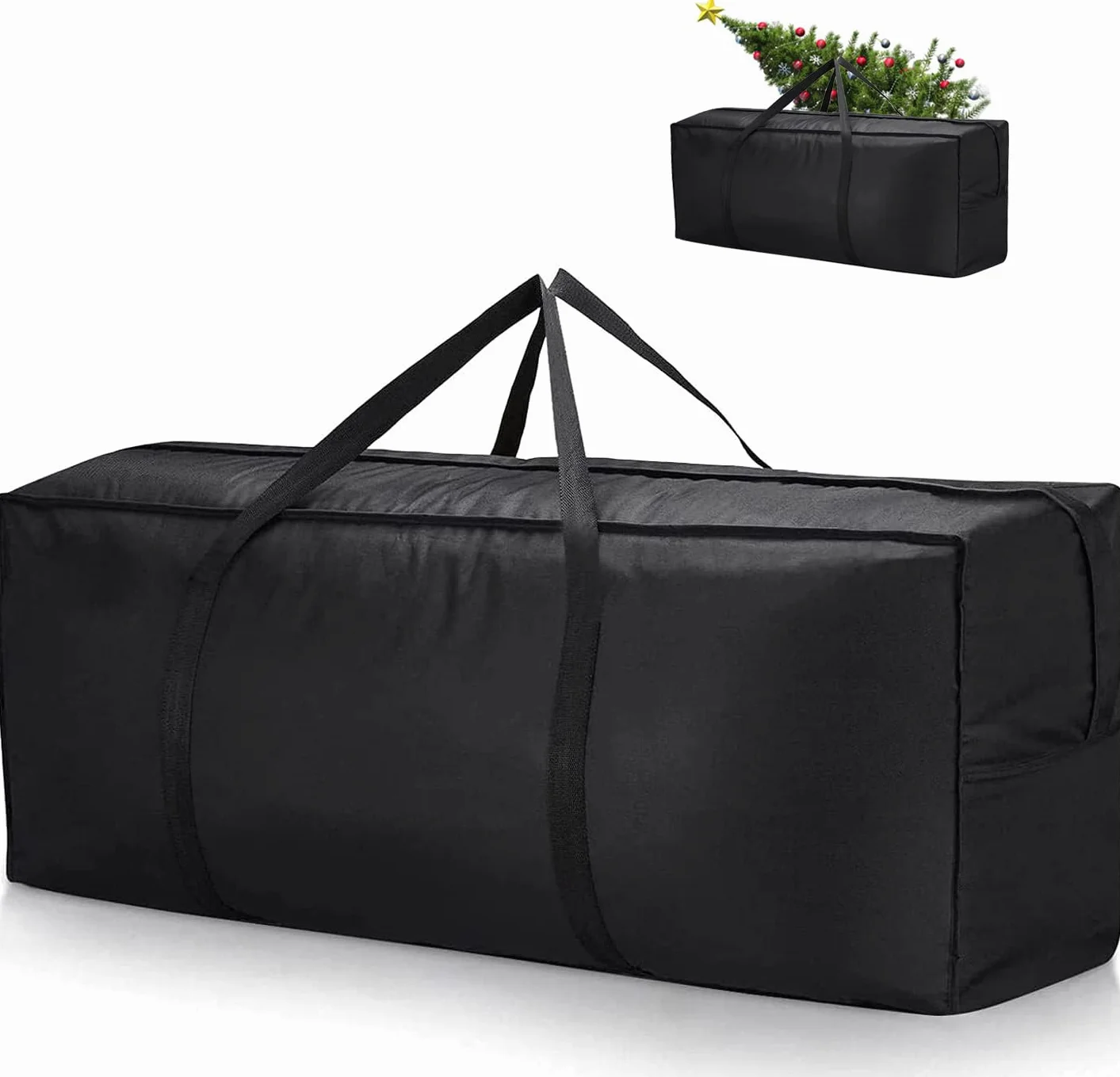 Kingling Sac de Rangement imperméable pour Coussins de Jardin 173 x 76 x 51 cm