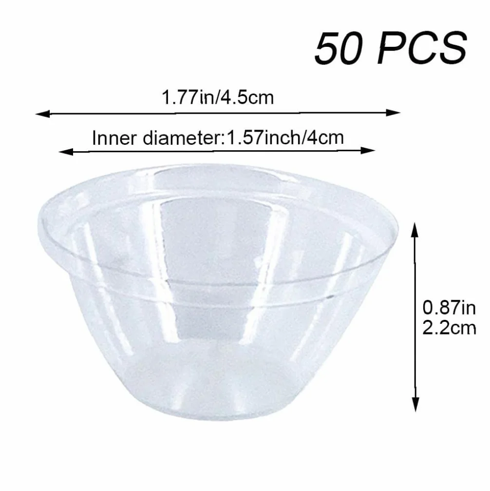 Cloche de Jardin Réutilisable en Plastique 50pcs Dôme de Protection pour Plantes Hydroponique