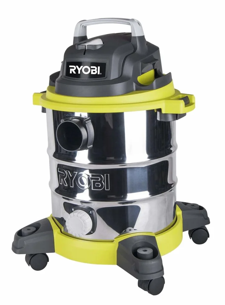 RYOBI Aspirateur Eau et Poussière 1200W RVC-1220i-G Cuve INOX 20L Filtre HEPA