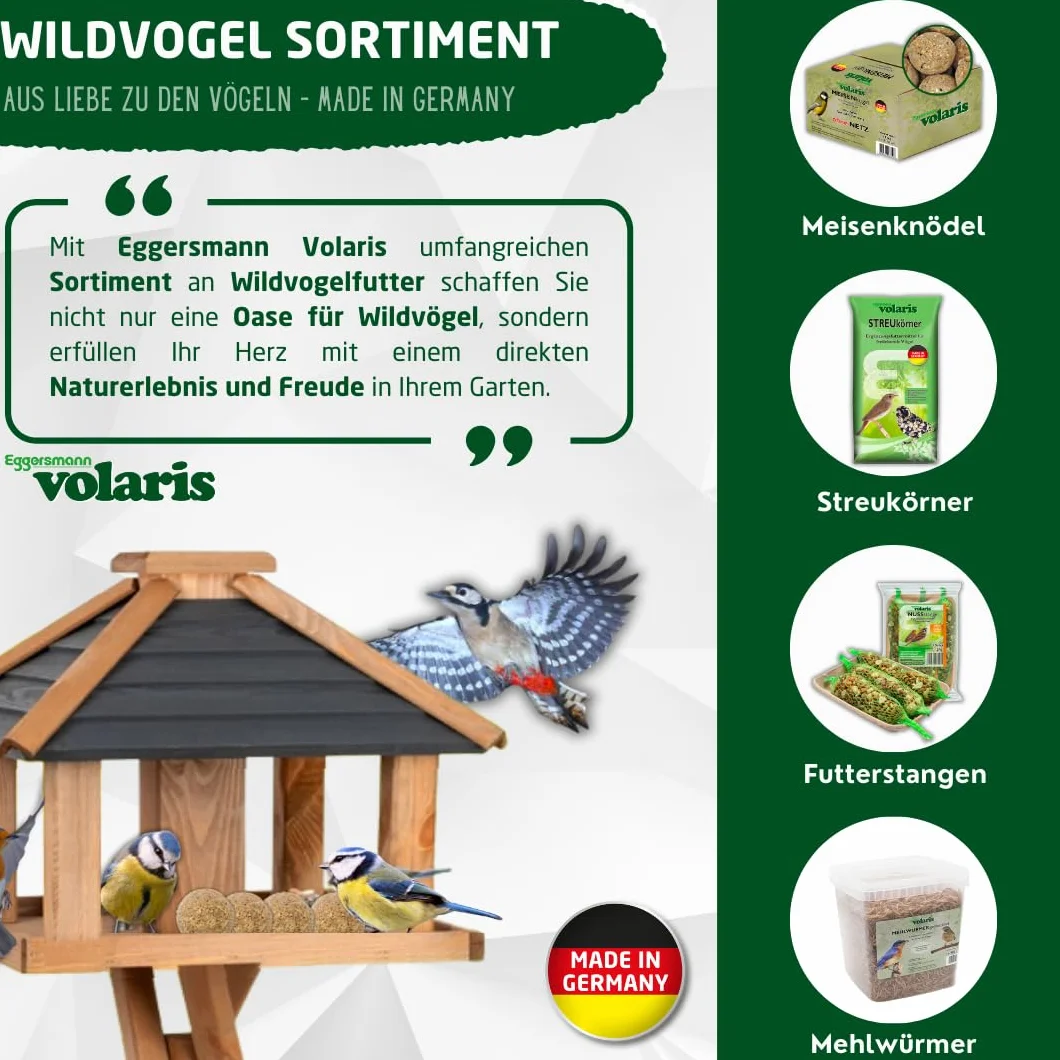 Eggersmann Boule de Graisse Oiseaux 18 kg - Alimentation pour Oiseaux Sauvages