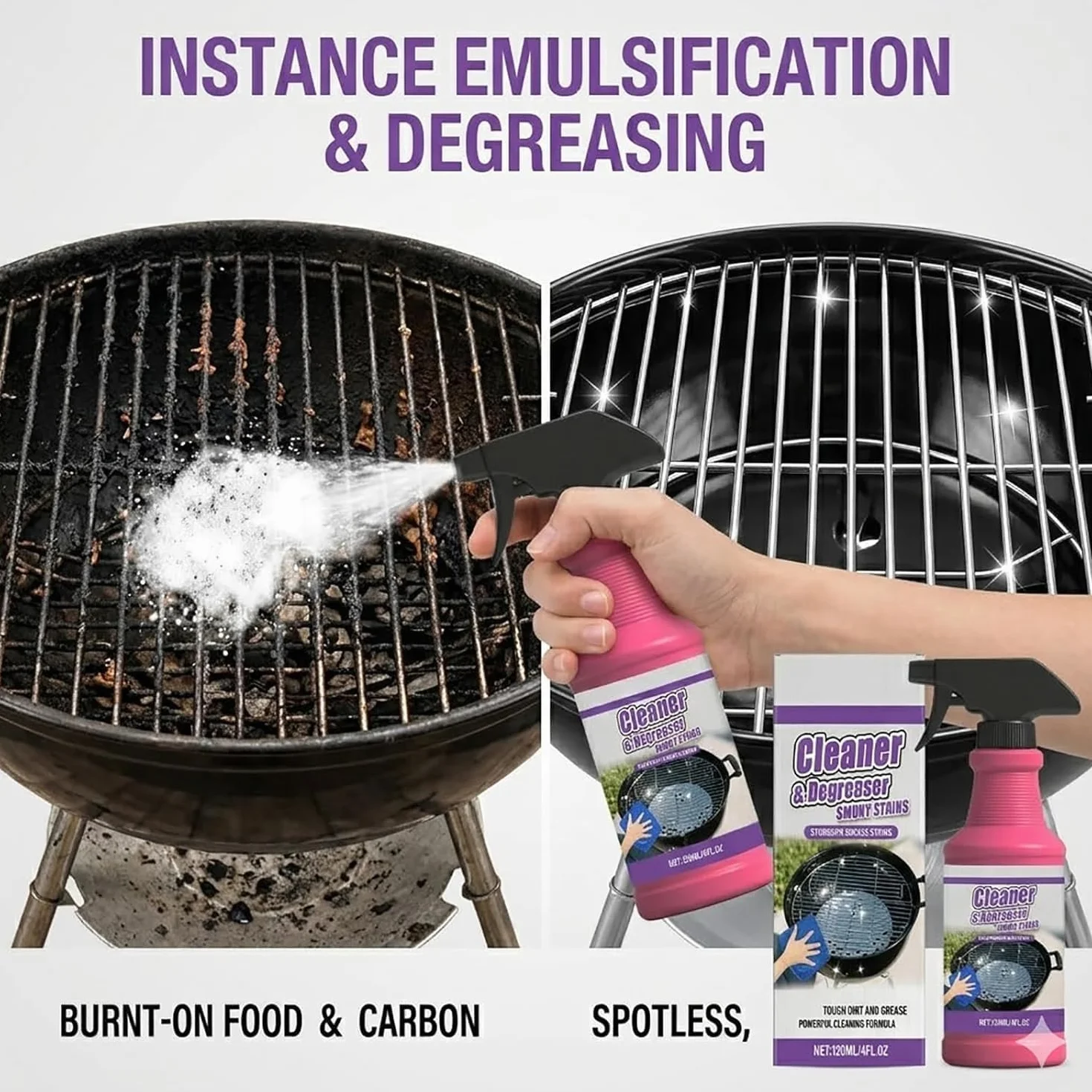 Nettoyant Barbecue Dégraissant Multi-Surface Heavy-Duty Fast-Acting (1 PCS)