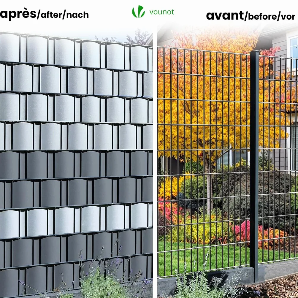 Brise Vue Occultant Clôture PVC 450 g/m² 19 cm x 70 m Anthracite
