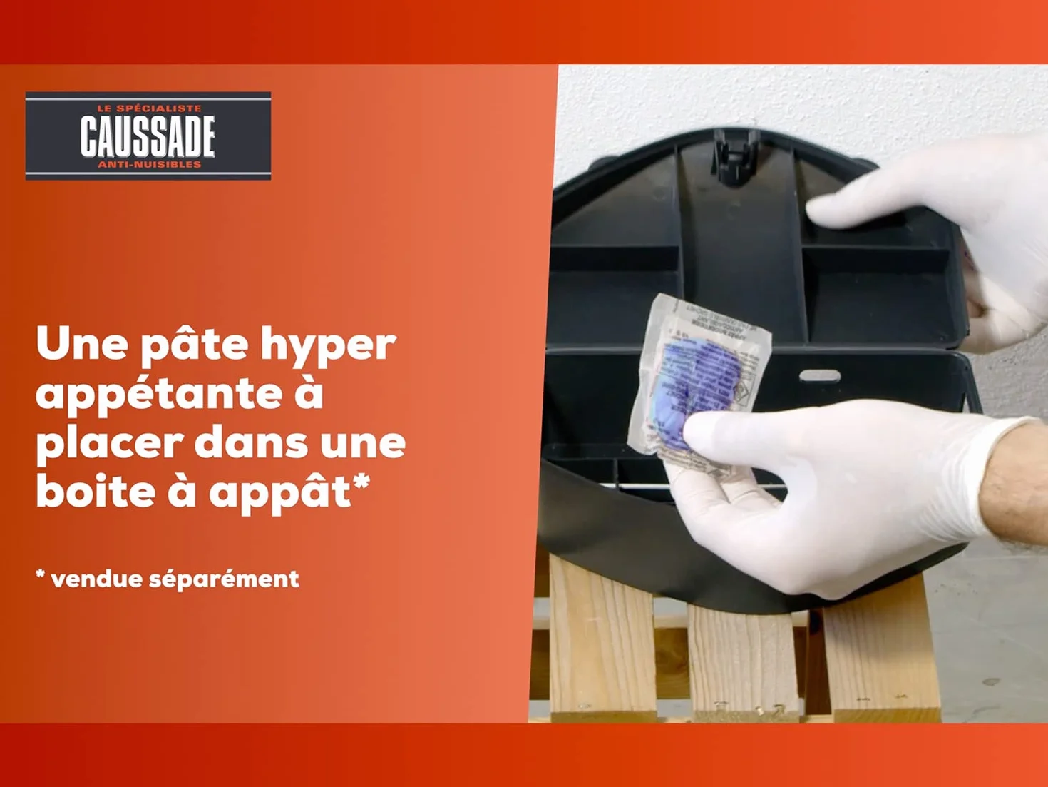 Caussade Raticide Canadien Anti Rats Souris 40 Appâts Pâtes 400g Prêt à l'emploi Fabriqué en France
