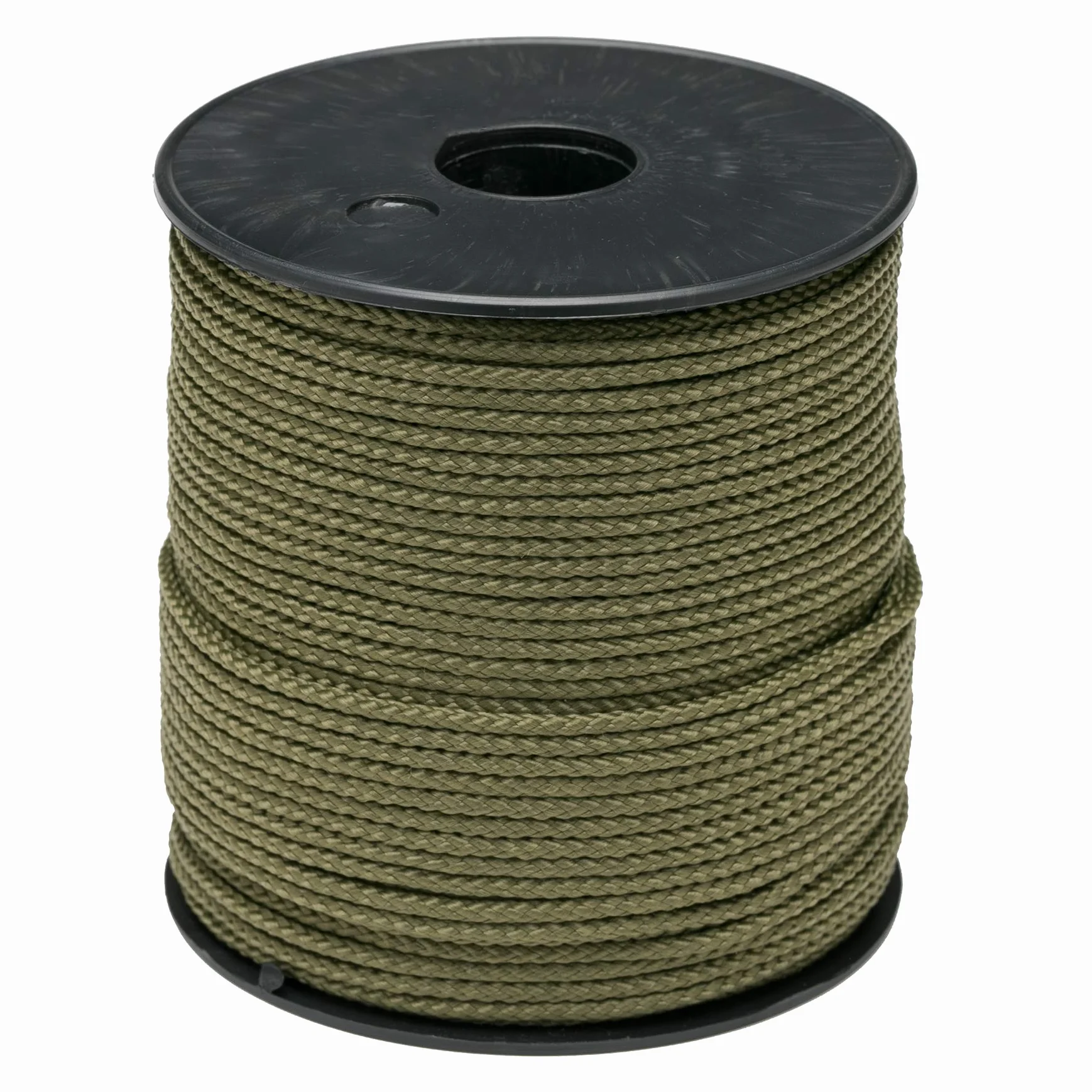 Flandria – Corde Polypropylène Tressée Kaki Ø 3 mm | Bobine ± 100 m | Drisse PP Résistante Multi-Usage – Jardinage, Bricolage, Camping, Pêche