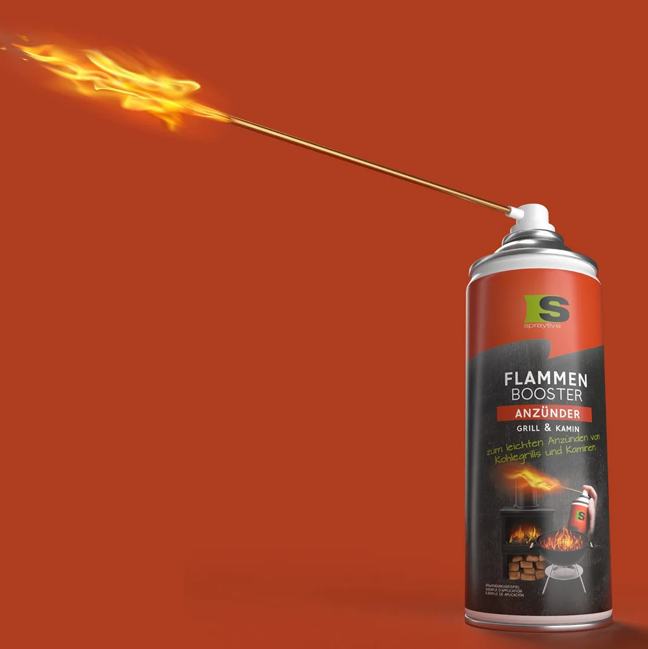 Lot de 3 vaporisateurs 500 ml allume-feu barbecue aide allumage