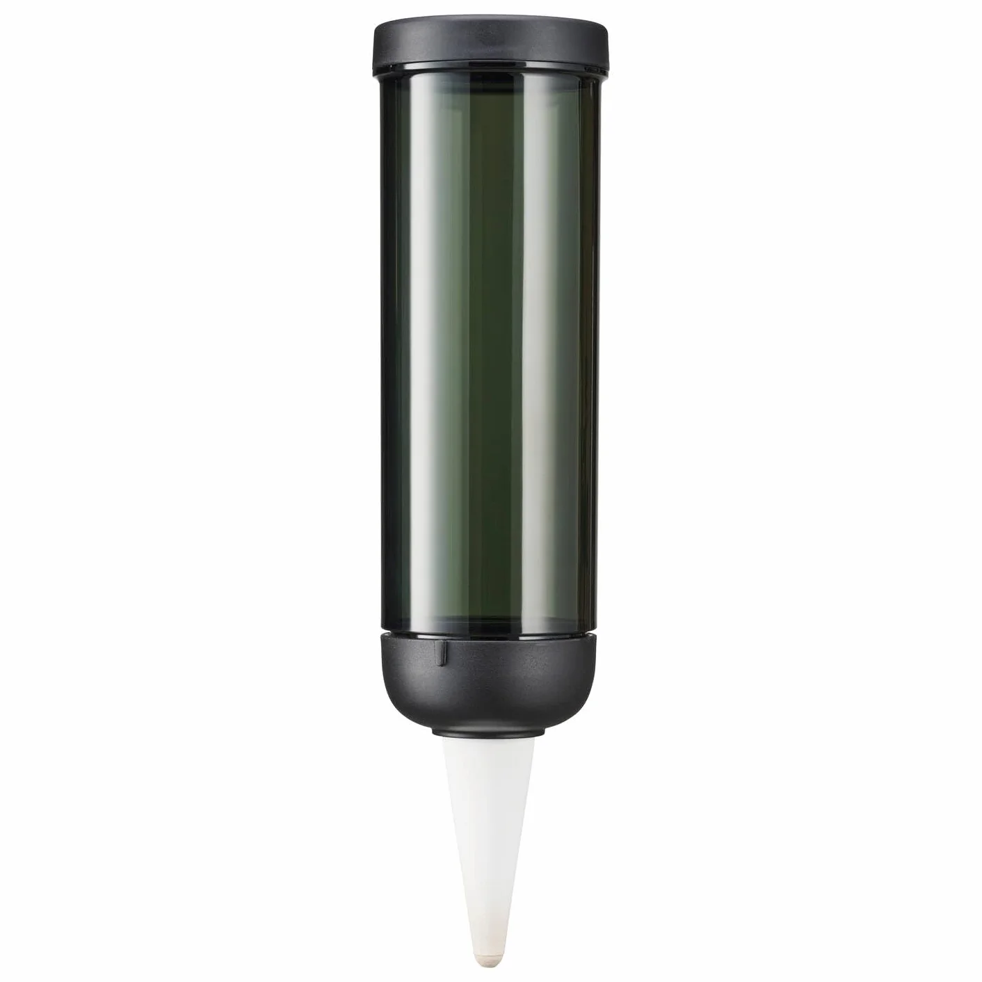 Fiskars Distributeur d'Eau pour Plantes, 350 ml, 6,4 x 25 cm, Céramique/Plastique, Vert Foncé