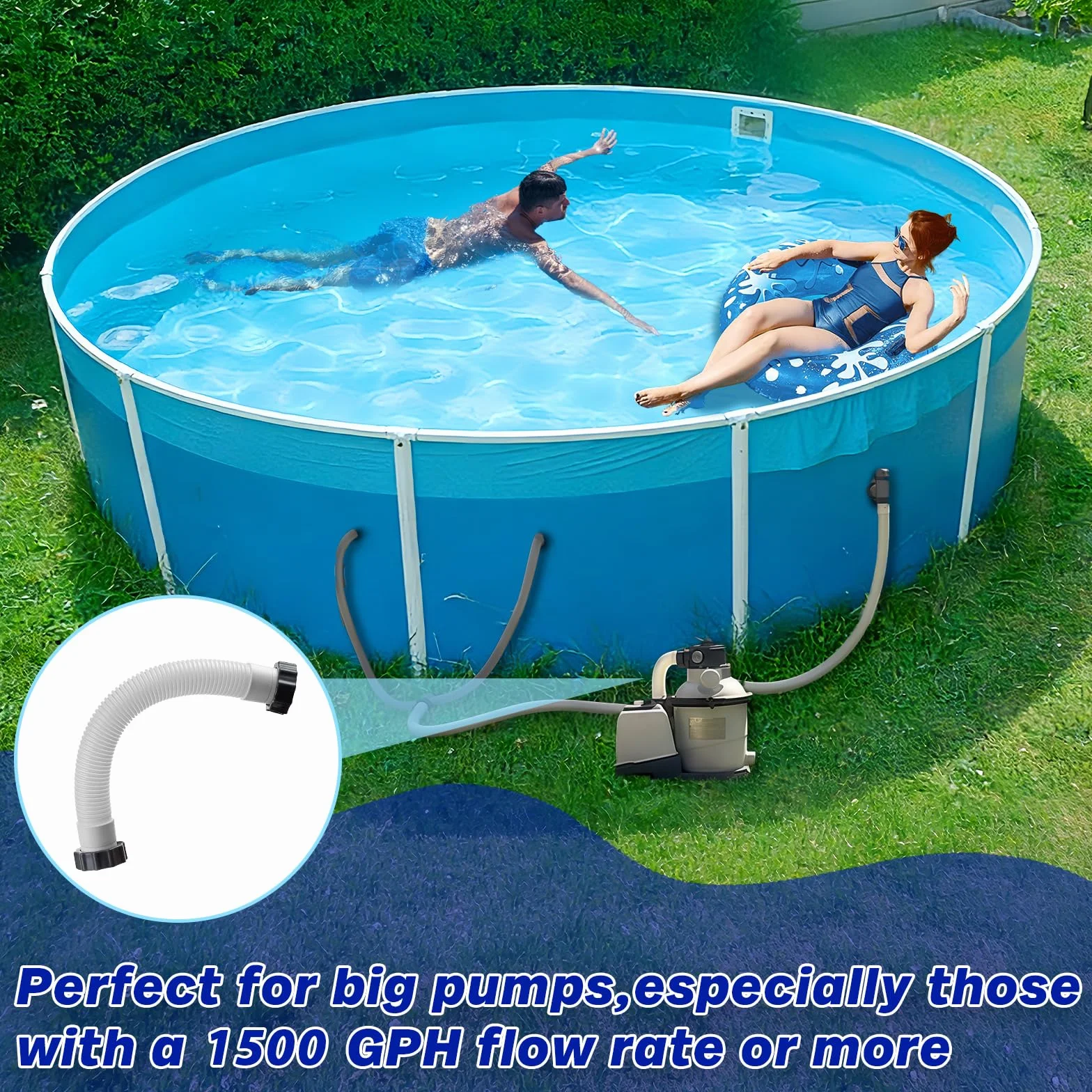 Tuyau Pompe Filtre À Sable Piscine 35CM Intex Pièce 11388