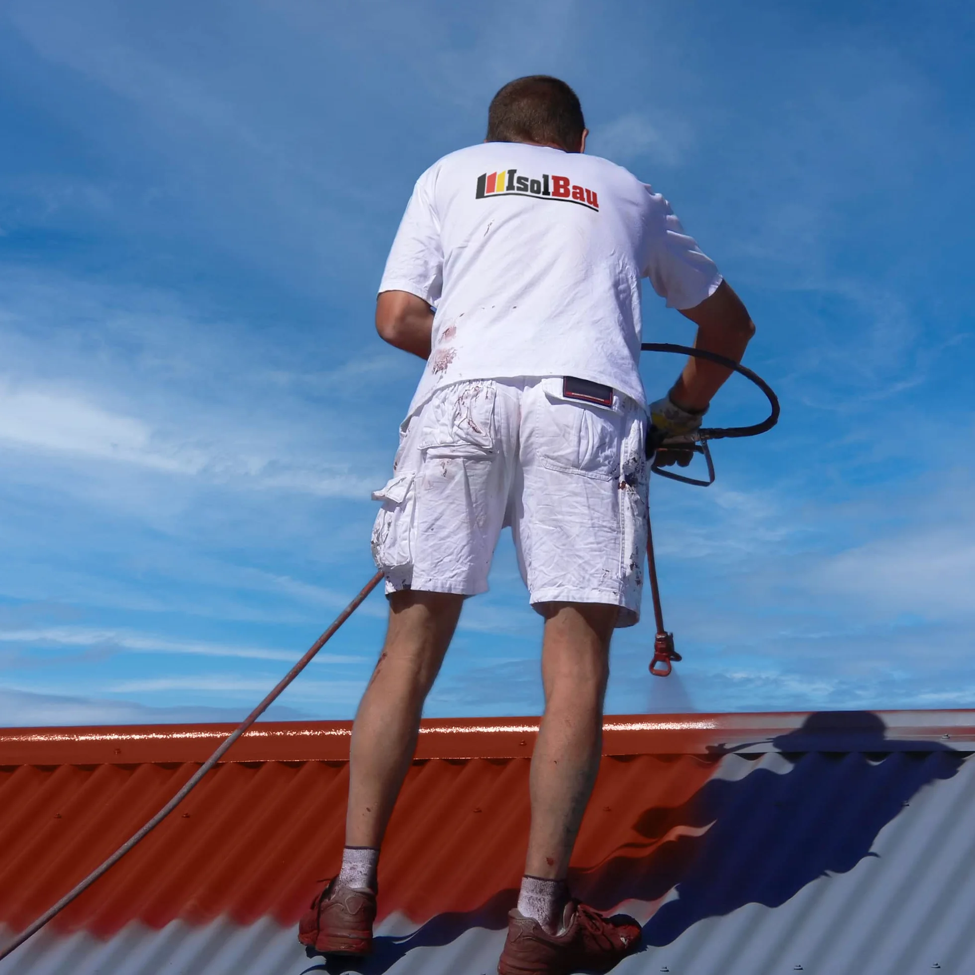 Isolbau Peinture pour toit - 1,5 kg - Couleur RAL - Peinture de façade Nano - Résistante aux intempéries - Sans solvants, imperméable, résistante aux UV - Anthracite