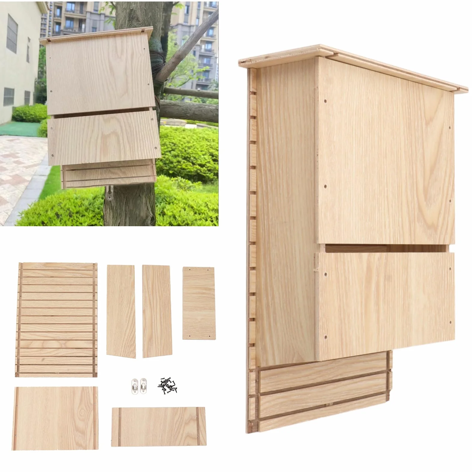 Kit Maison pour Chauves-souris, Abri souris, Fournitures de Construction