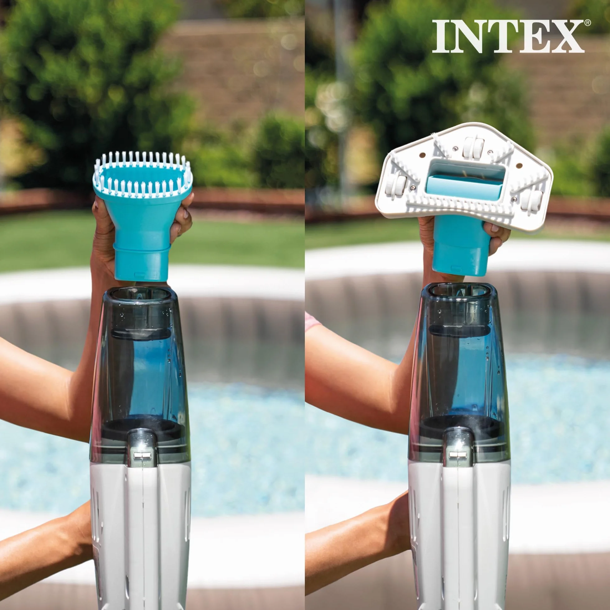 Intex Aspirateur de piscine et spa ZR100 45 litres PureSpas piscines hors sol creusées