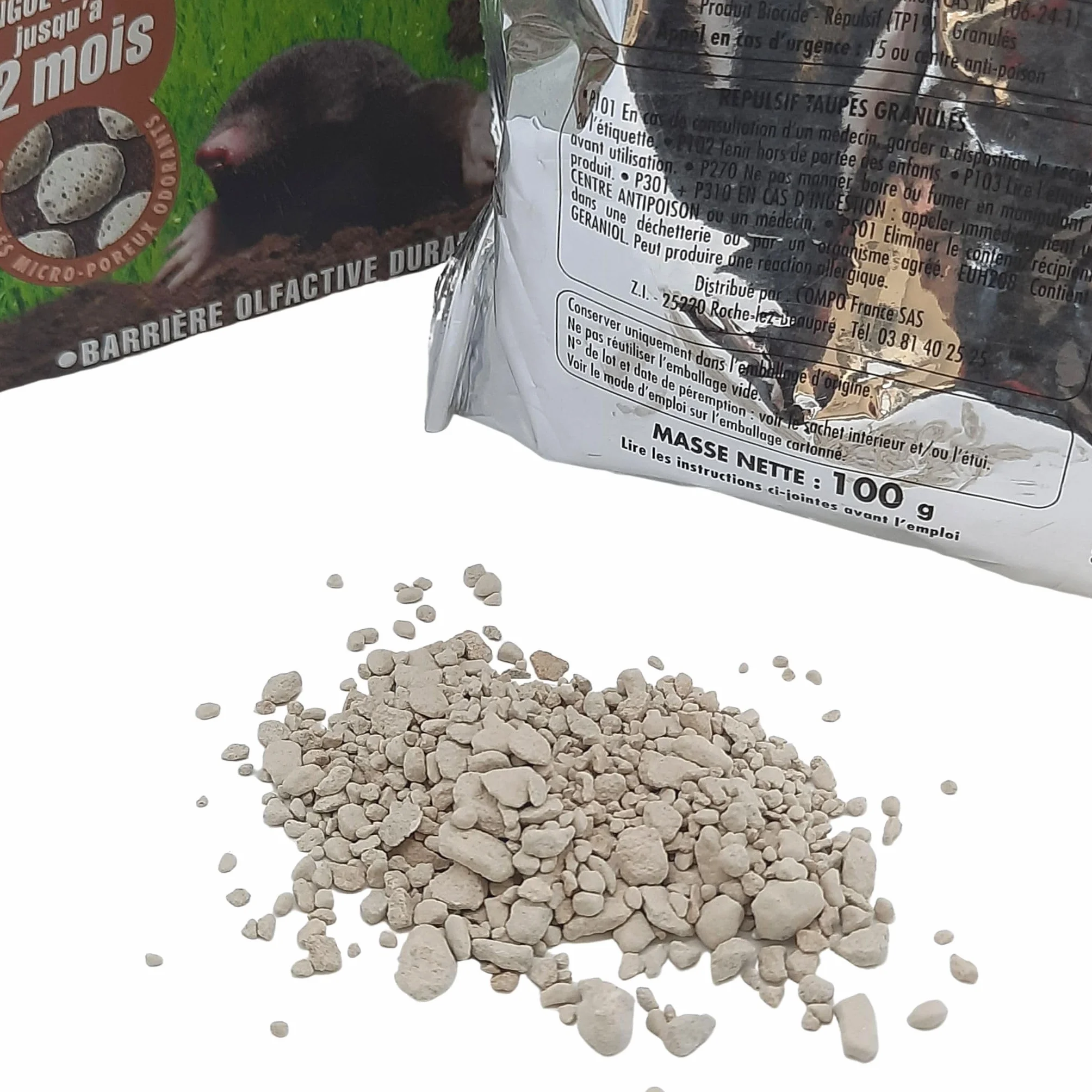 Répulsif Taupes 200 g Protection 2 mois