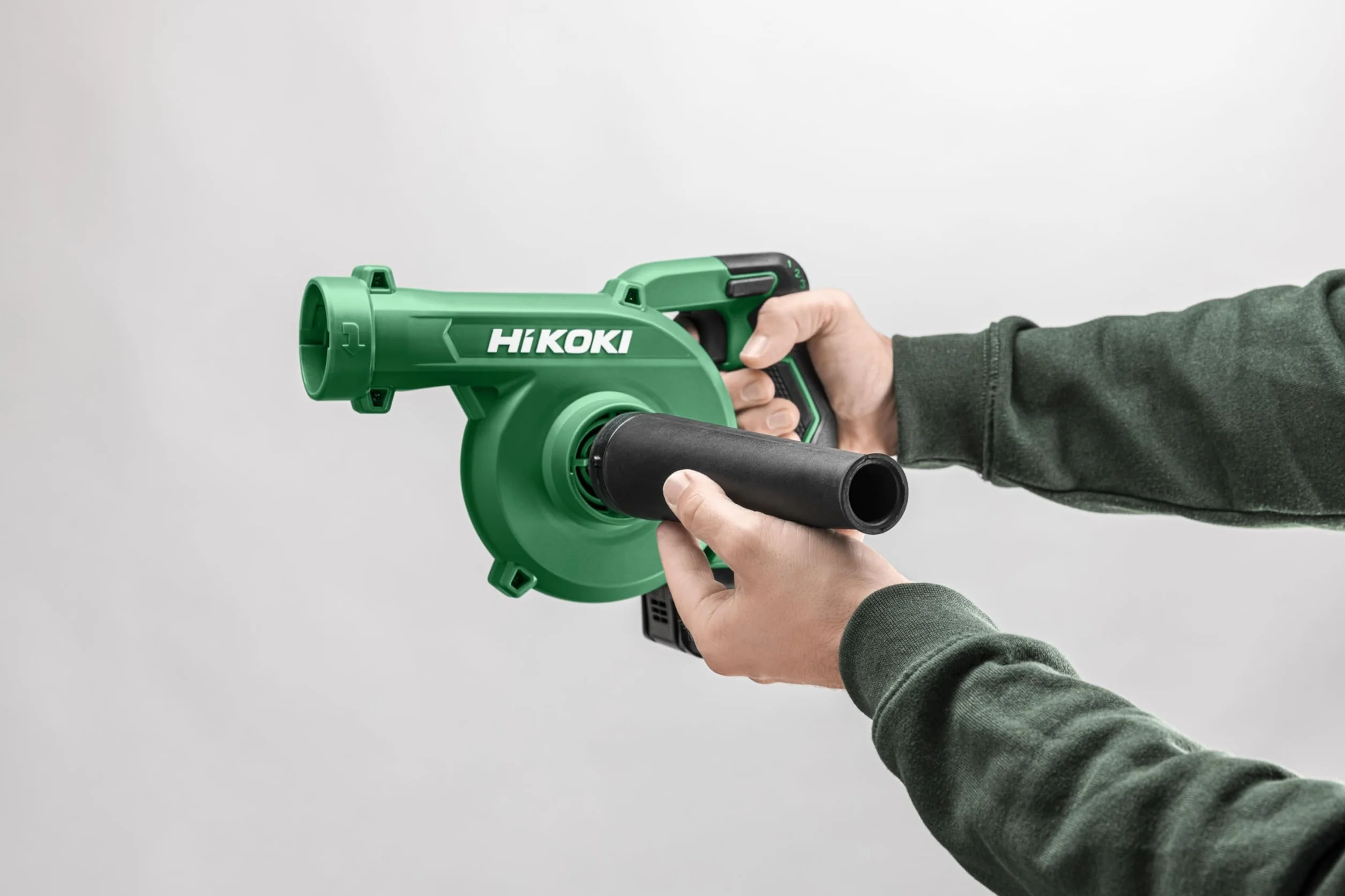 HiKOKI Souffleur sans Fil 18 V 3 Vitesses 2 en 1 Souffleur Aspirateur sans Batterie Chargeur